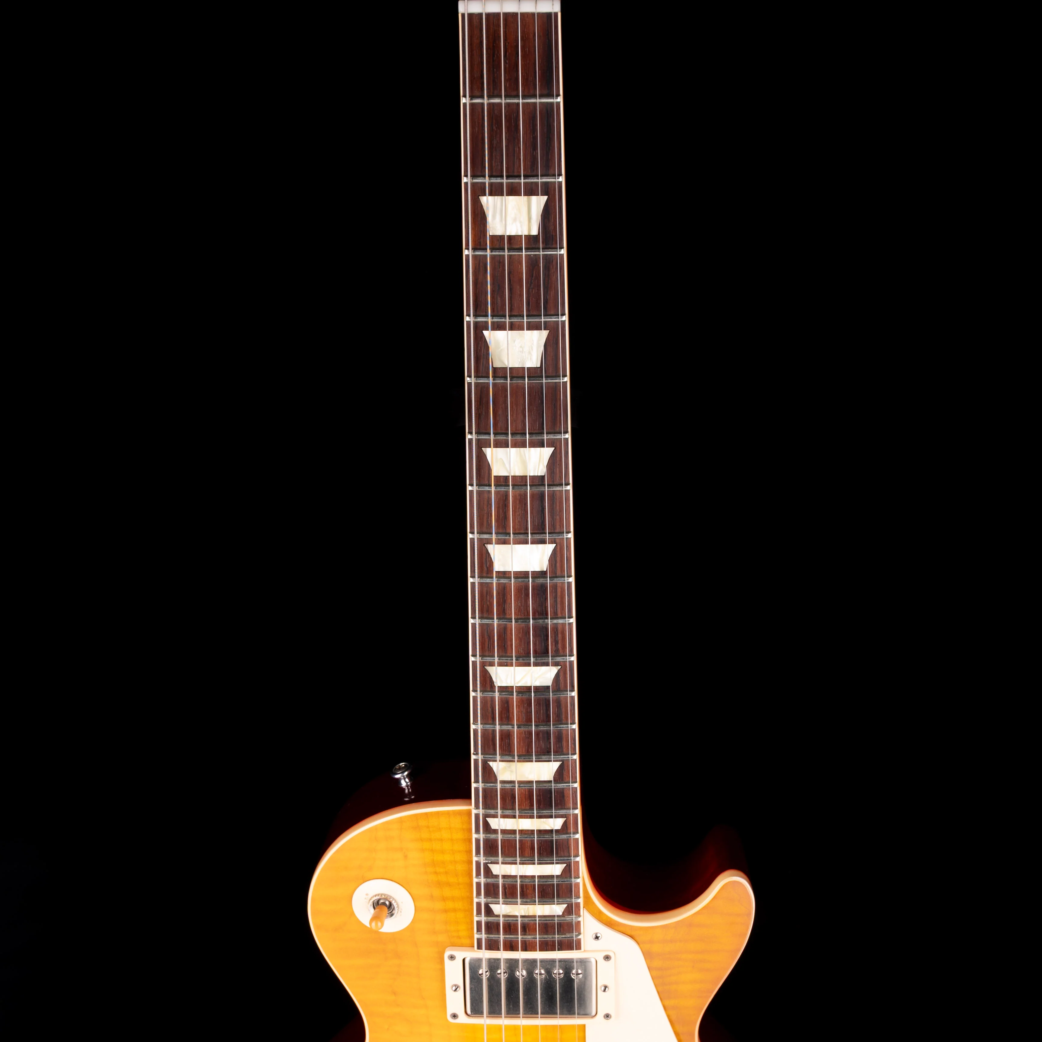 Pre Owned 2014 Gibson Custom Shop 1958 Les Paul LPR8 Lemonburst With OHSC - Image 7