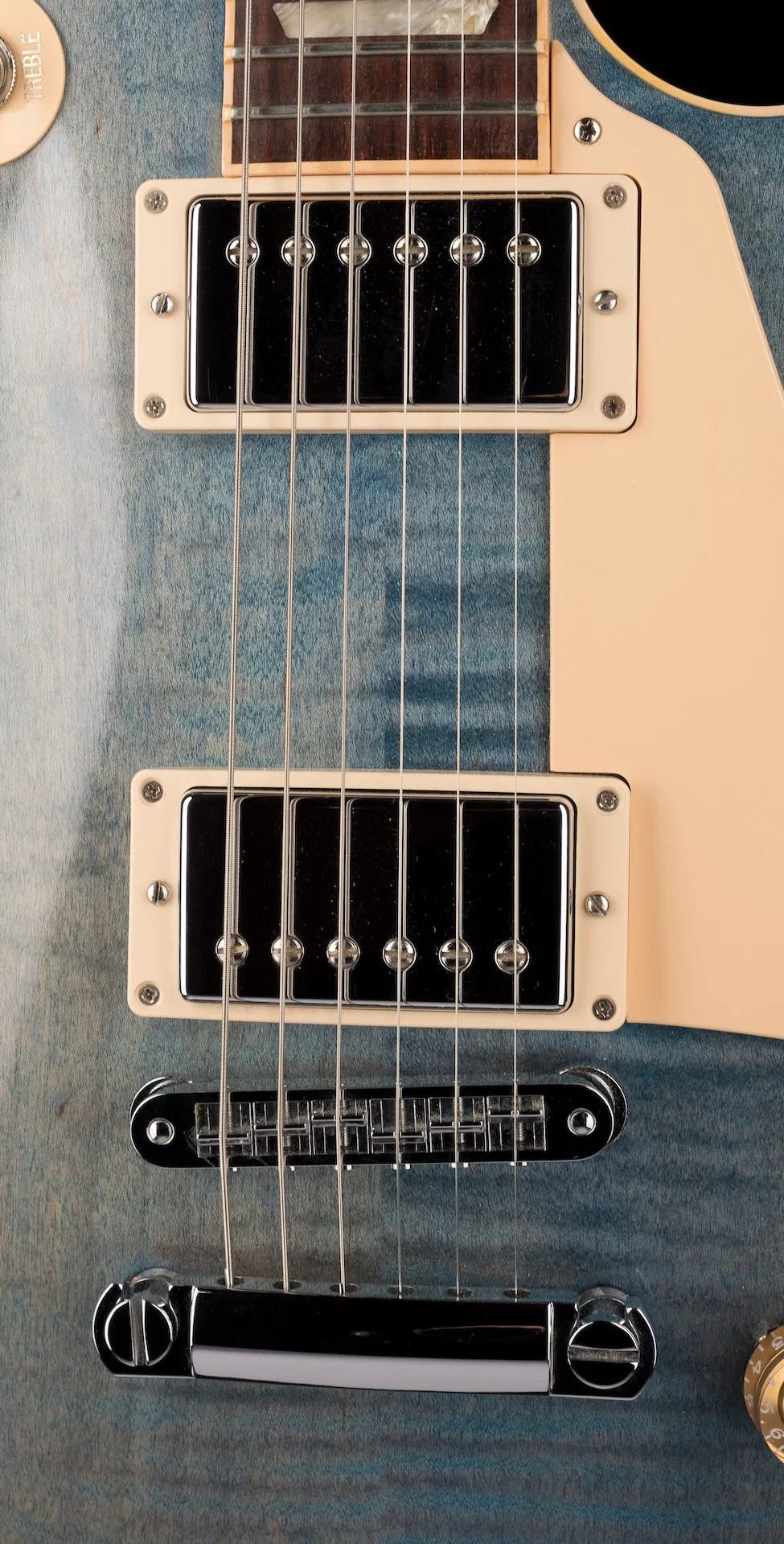 Pre Owned 2014 Gibson Les Paul Traditional 120th Anniversary Model Ocean Blue With OHSC - Image 7