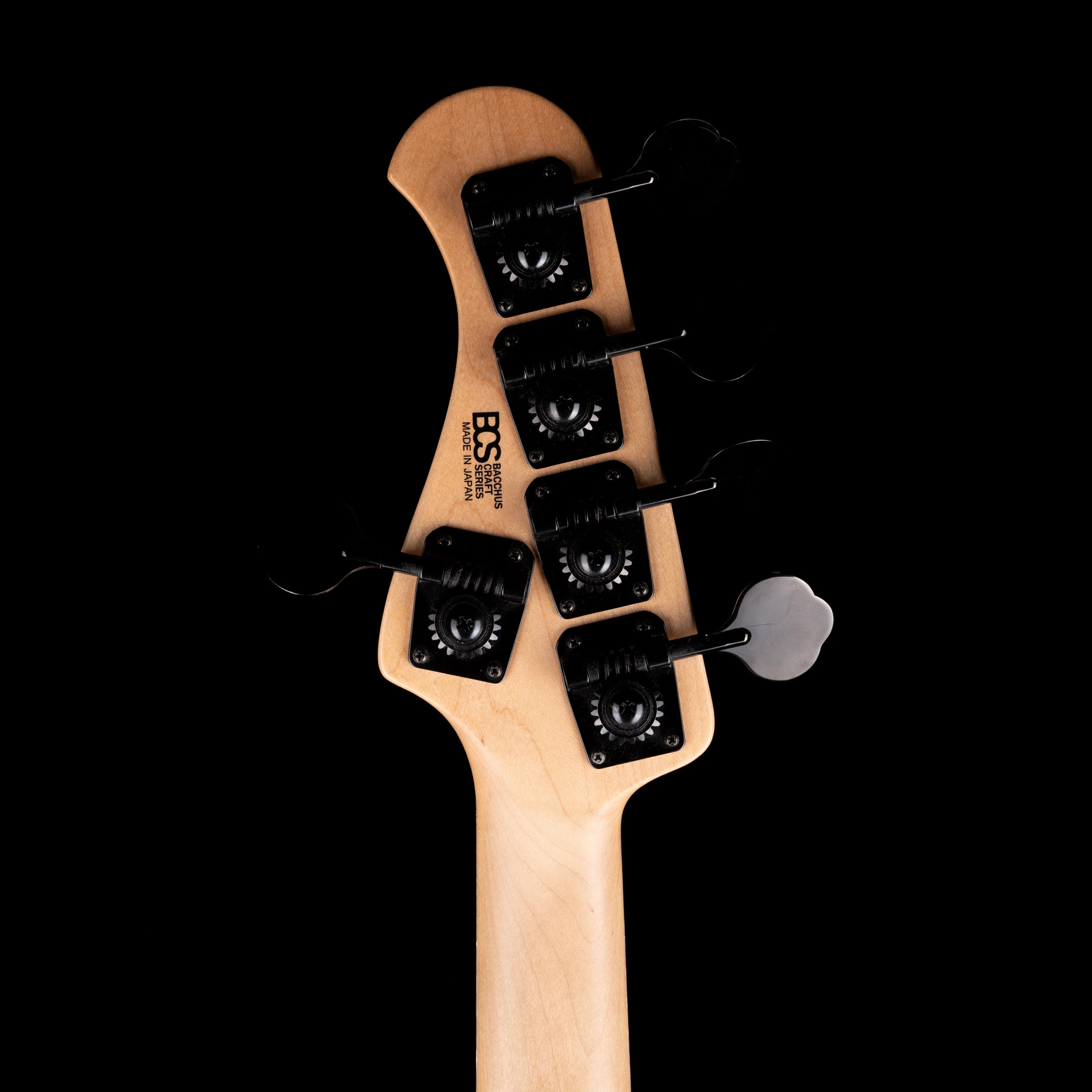 Pre Owned 2015 Bacchus Craft Standard JB5 5-String Bass Trans Inked Blue With Gig Bag - Image 13
