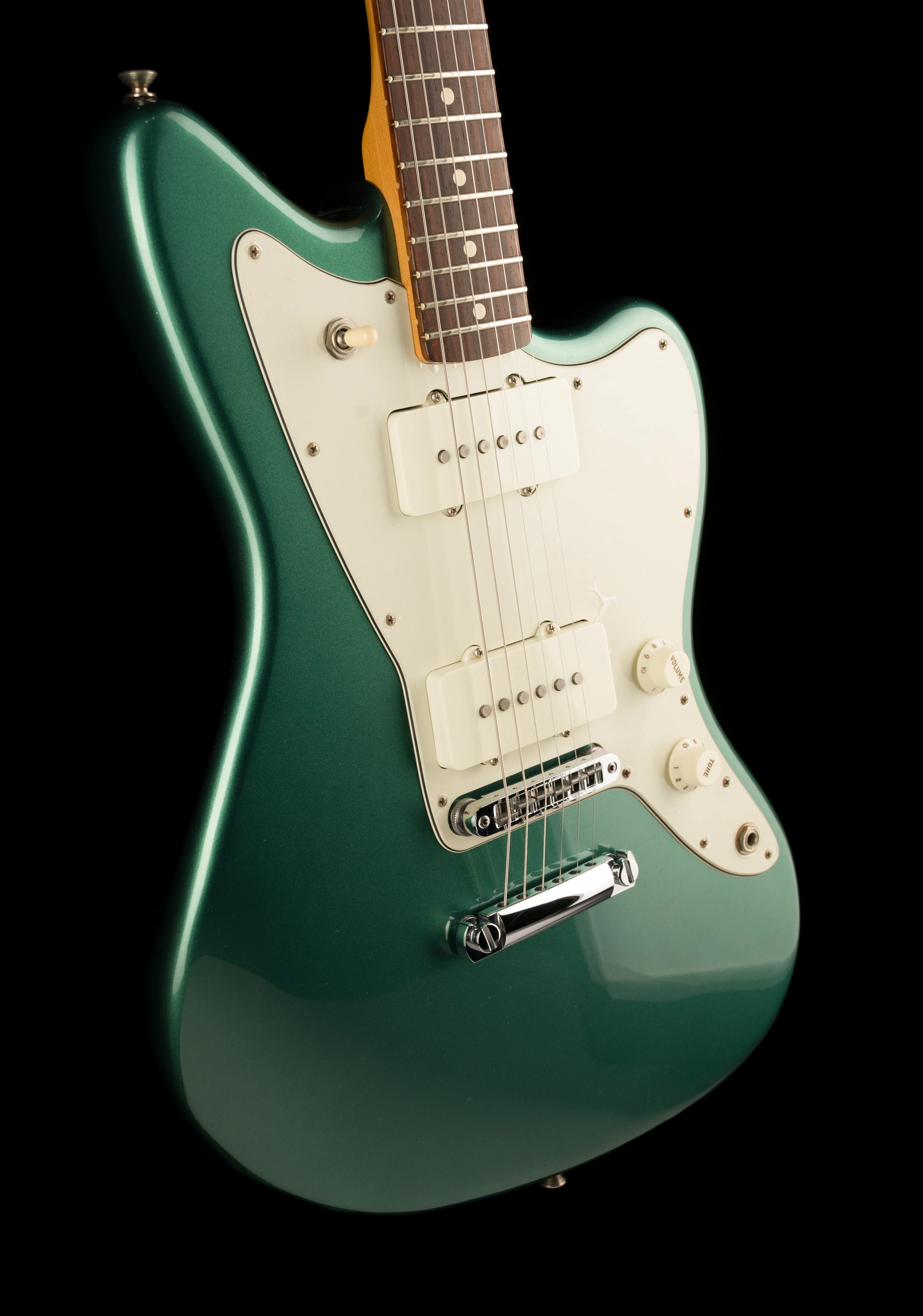 Pre Owned 2015 Fender Limited Edition American Special Jazzmaster Sherwood Green Metallic With Case - Image 10