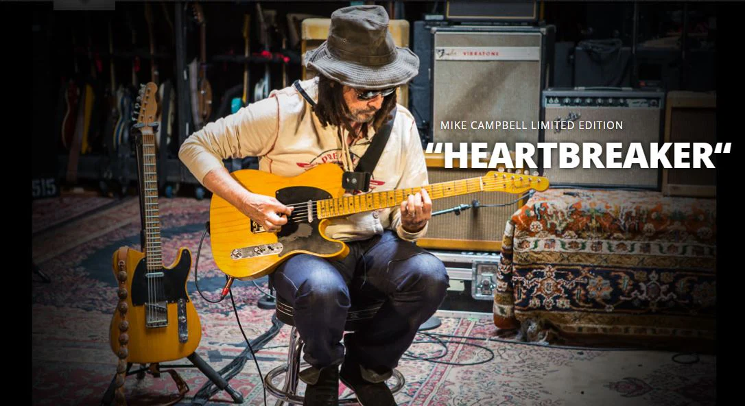 Pre Owned '15 Fender Custom Shop Limited Edition Mike Campbell Heartbreaker Masterbuilt Dale Wilson Broadcaster - Image 2