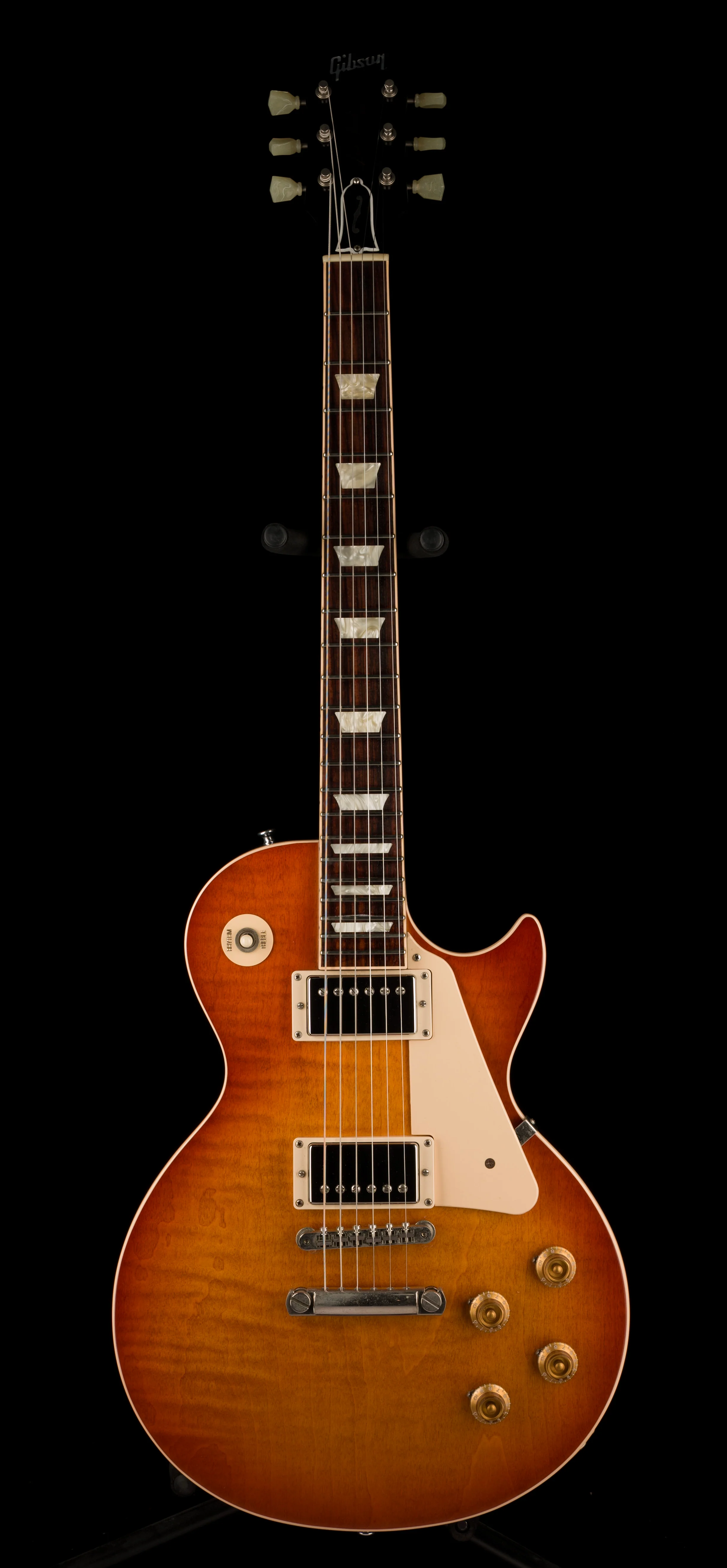 Pre Owned 2015 Gibson ES-Les Paul (no F-Hole) Lightburst Made in Memphis with OHSC - Image 2