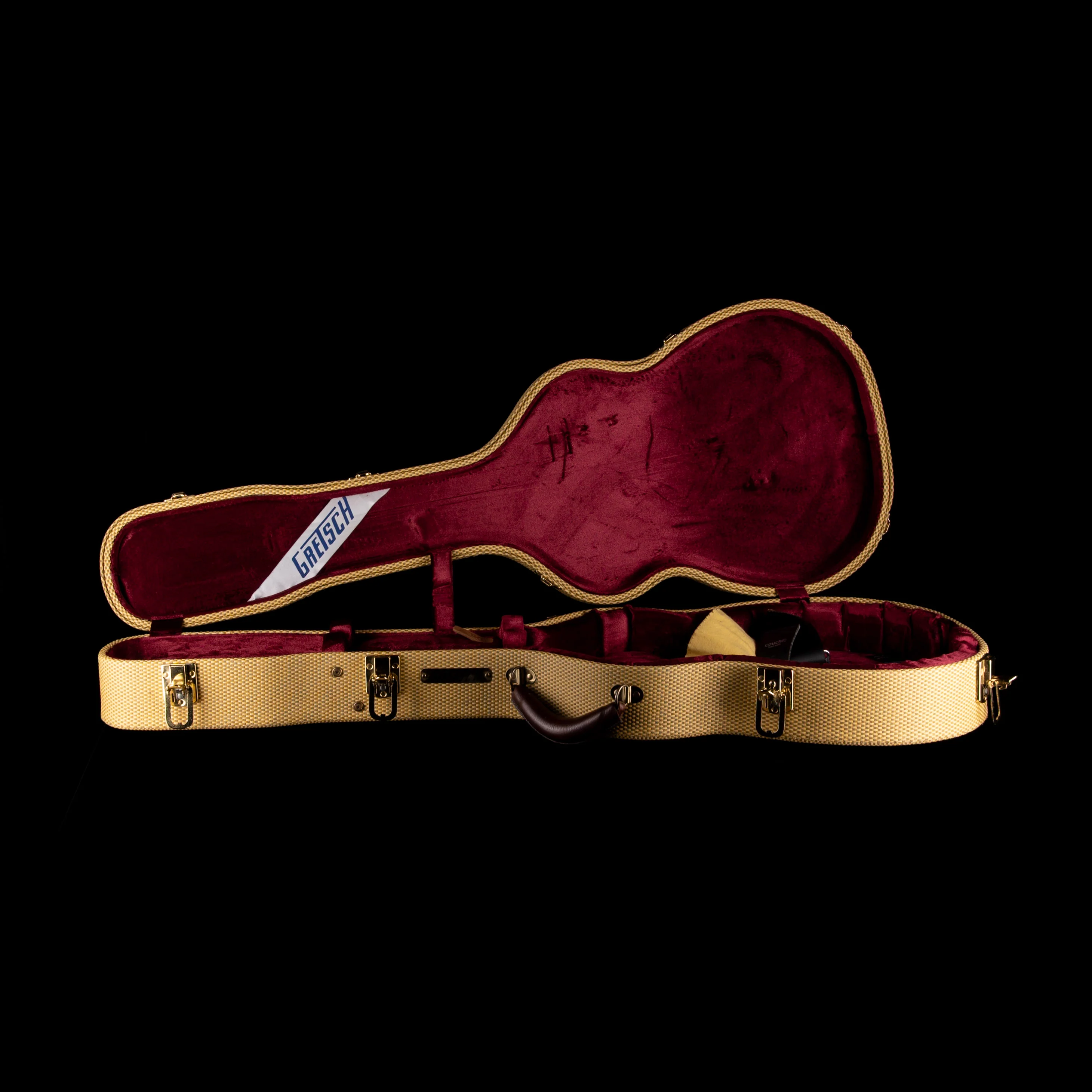Pre Owned 2015 Gretsch Custom Shop G6128CS 1959 Duo Jet Relic Champagne Sparkle With OHSC - Image 15