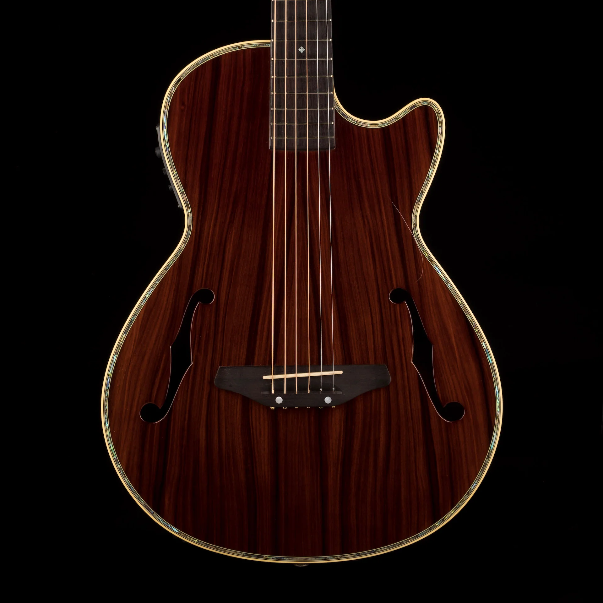 Pre Owned 2015 K. Yairi Limited Edition KYF-3 CTM Brazilian Rosewood Acoustic Electric Guitar With OHSC