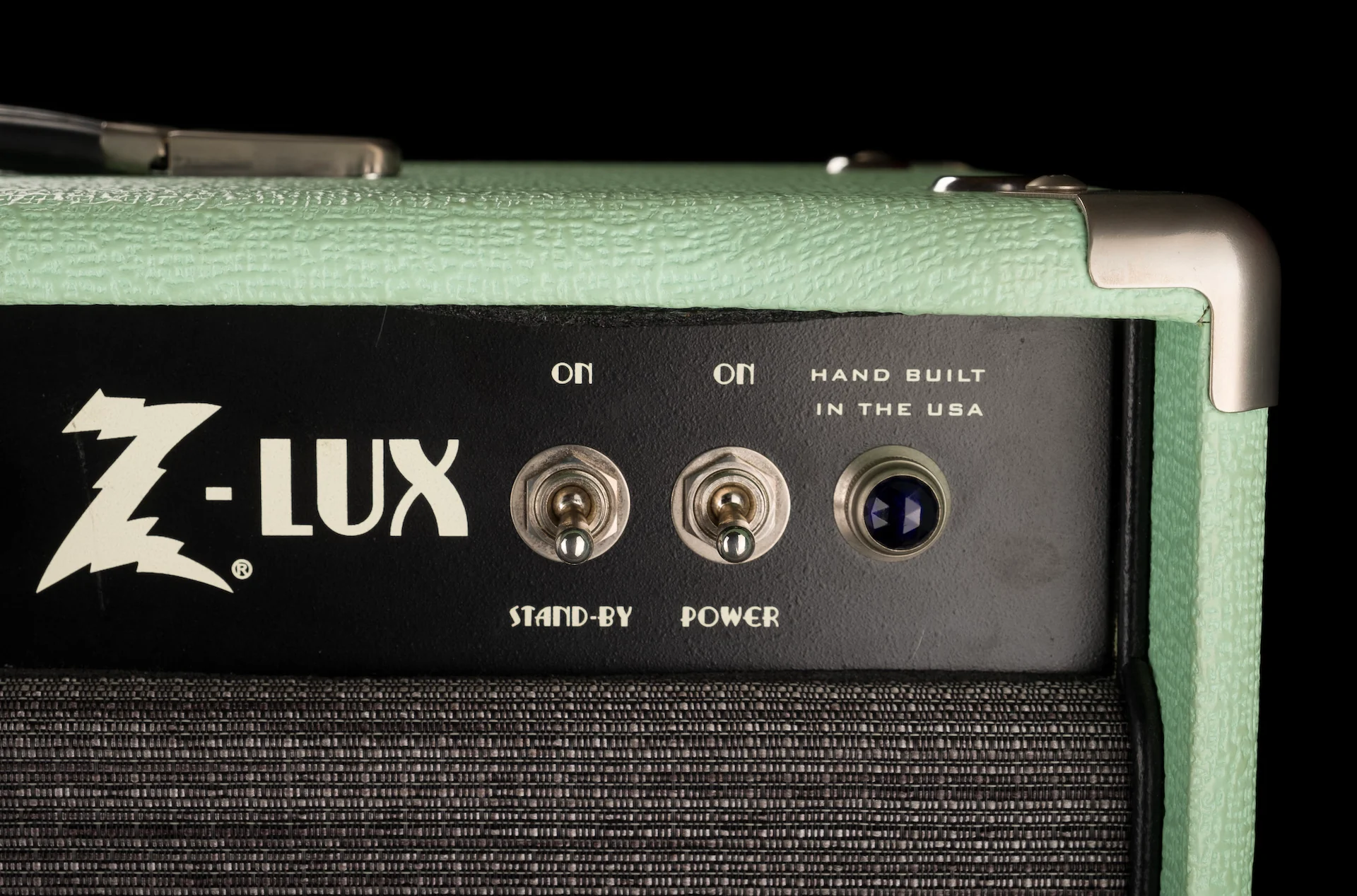 Pre Owned 2016 Dr. Z Z-Lux 1x12" Sea Foam Green Guitar Amp Combo With Footswitch And Cover - Image 6