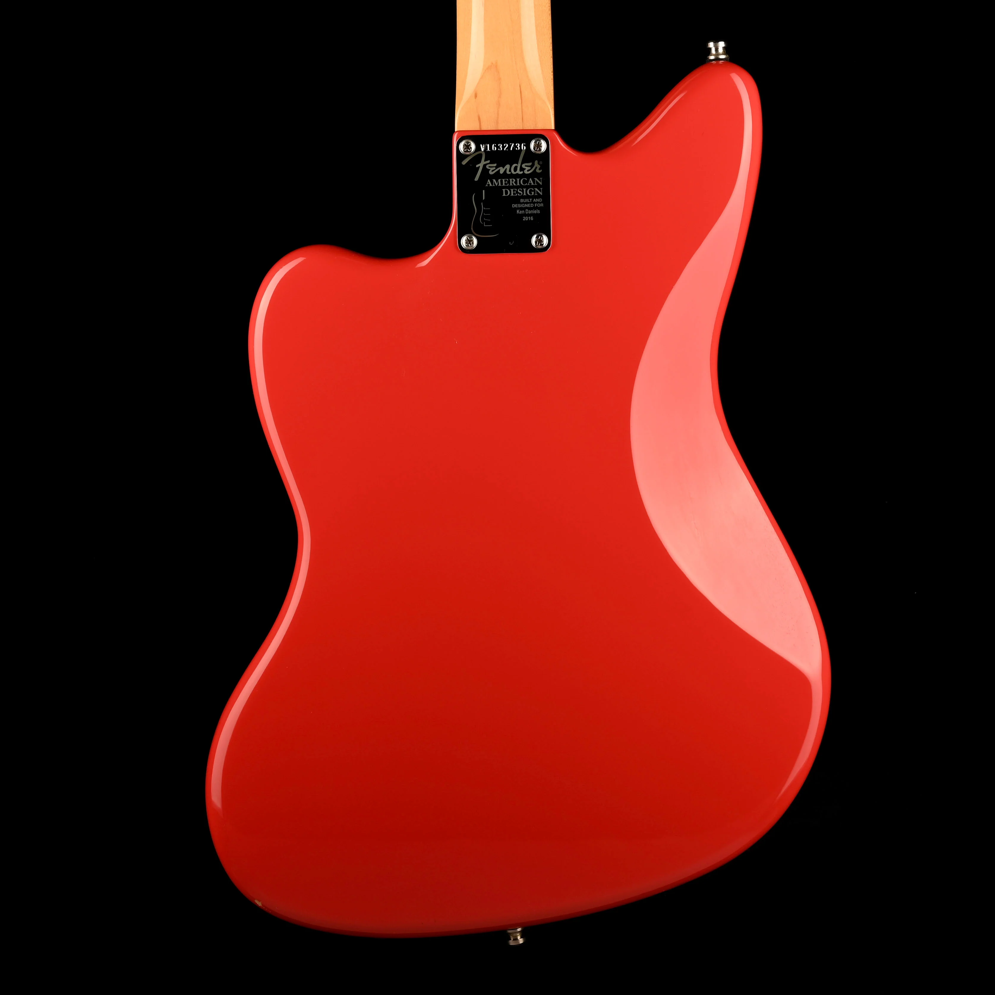 Pre Owned 2016 Fender American Design 1962 Vintage Reissue Jazzmaster Fiesta Red With OHSC - Image 13