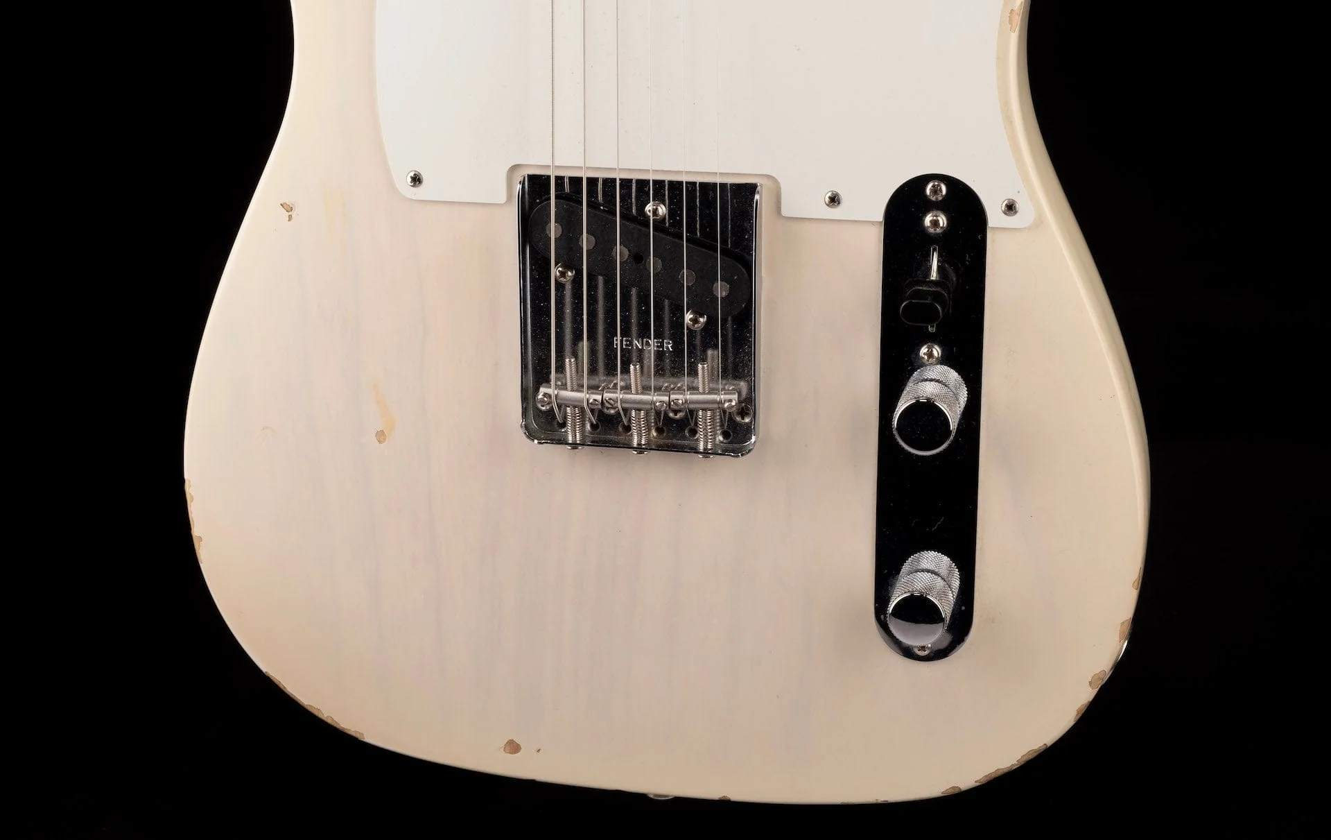 Pre-Owned 2016 Fender American Vintage 1958 Telecaster Aged White Blonde with OHSC - Image 5