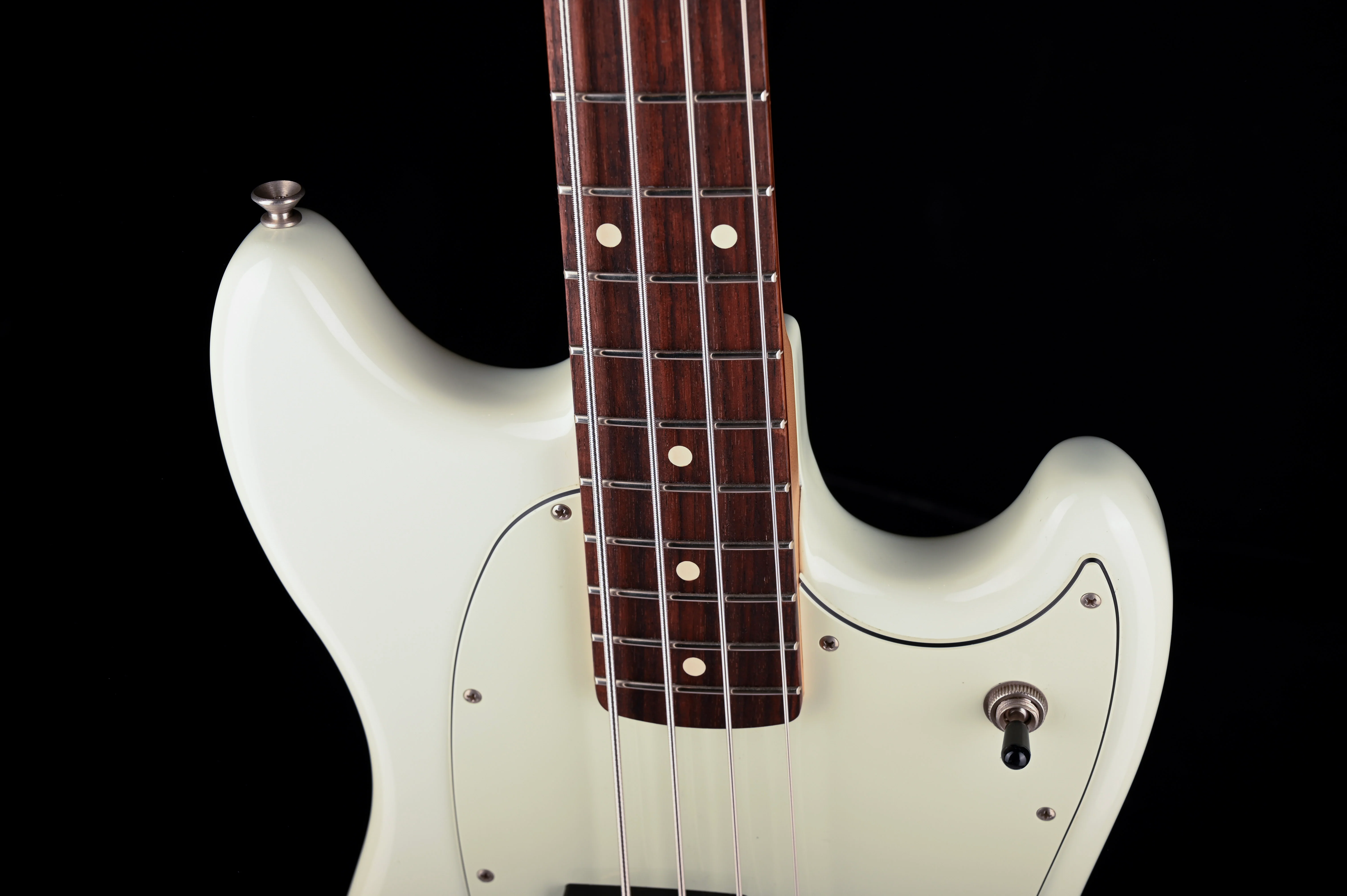 Pre Owned 2016 Fender Mustang Bass PJ Sonic Blue - Image 3