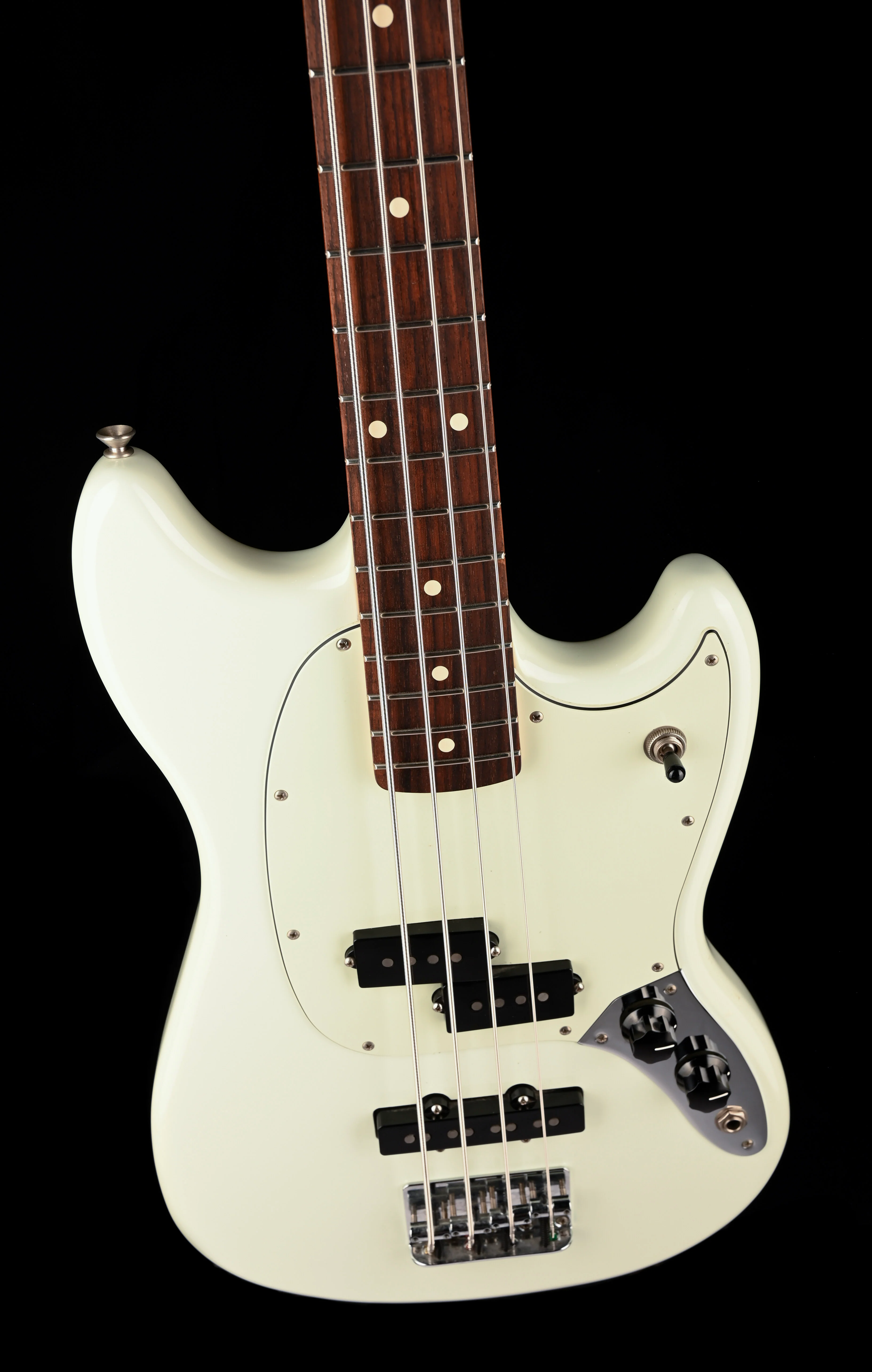Pre Owned 2016 Fender Mustang Bass PJ Sonic Blue - Image 4
