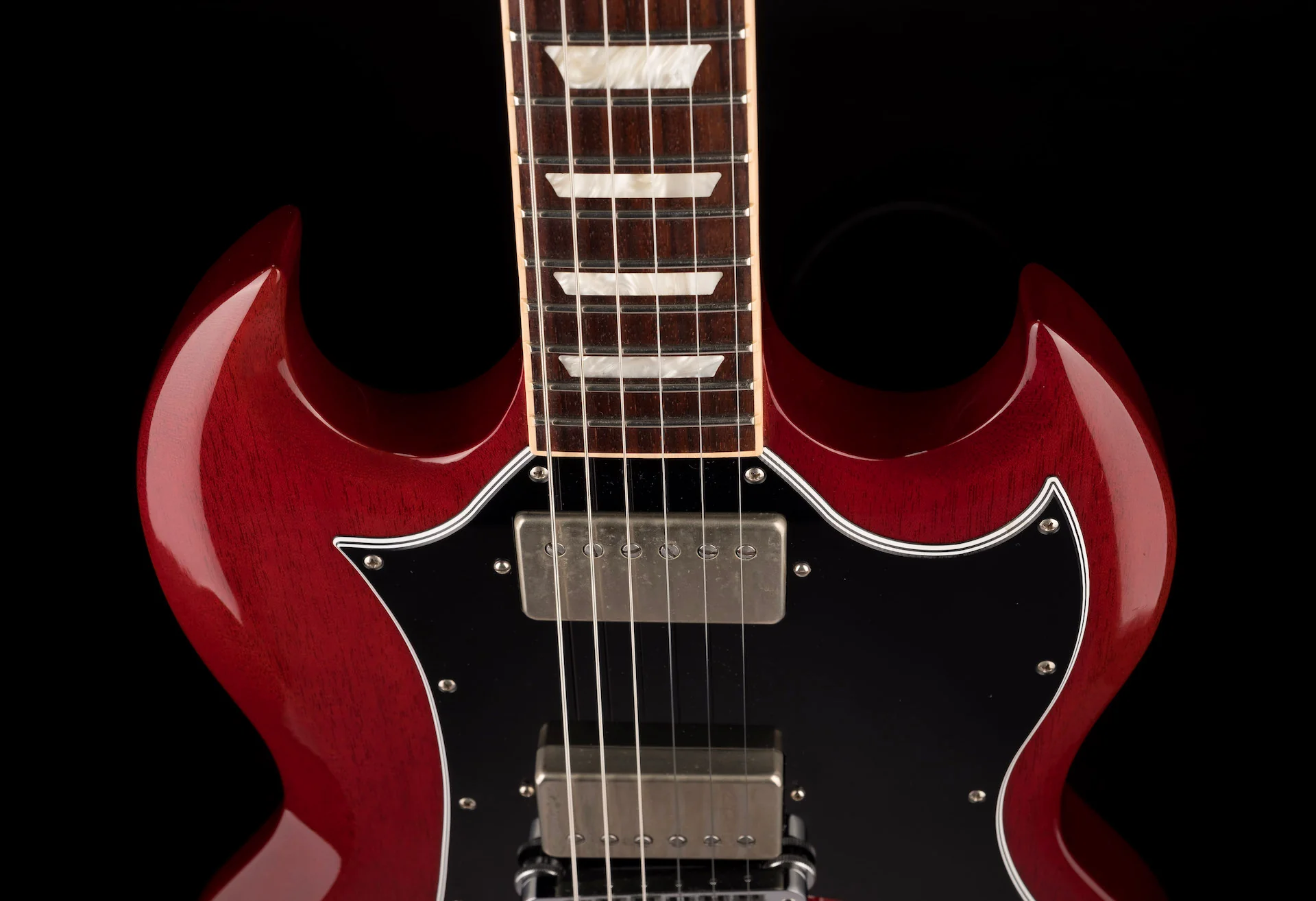 Pre Owned 2016 Gibson SG Standard Heritage Cherry With OHSC - Image 3