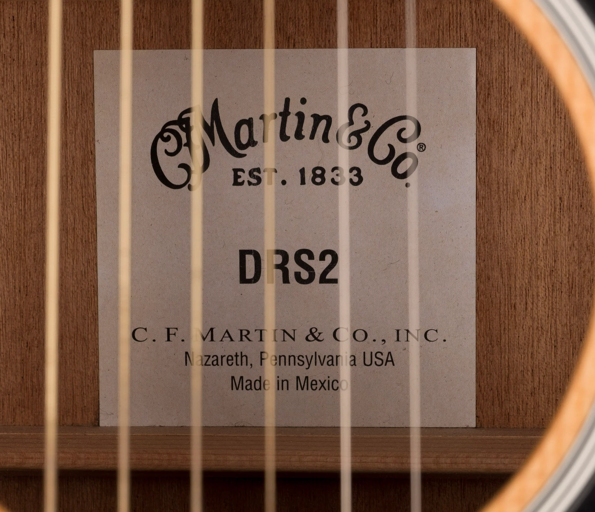 Pre Owned 2016 Martin DRS2 Dreadnought Road Series With Case - Image 11