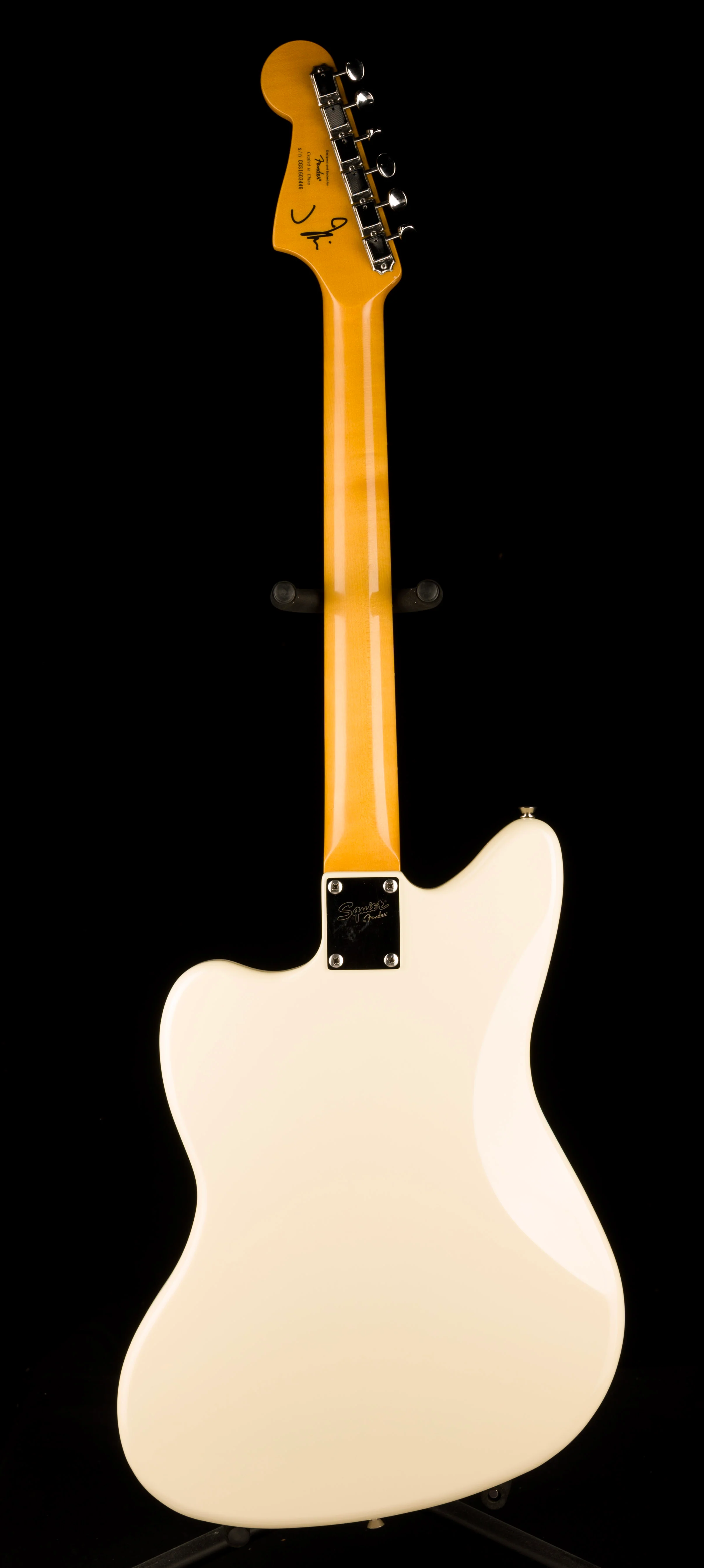 Pre Owned 2016 Squier J Mascis Jazzmaster Rosewood Fretboard Vintage White With Gig Bag - Image 14