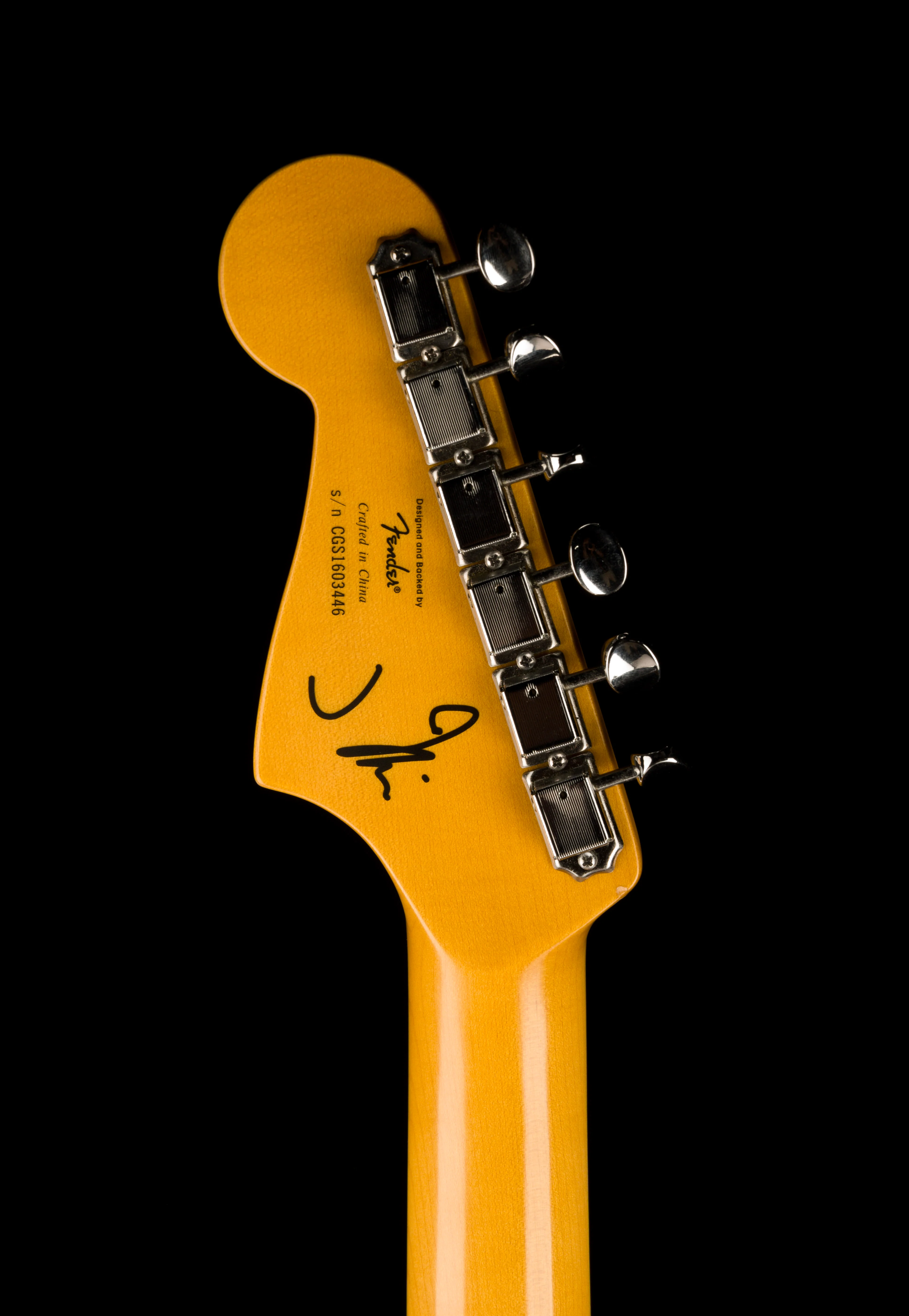 Pre Owned 2016 Squier J Mascis Jazzmaster Rosewood Fretboard Vintage White With Gig Bag - Image 17