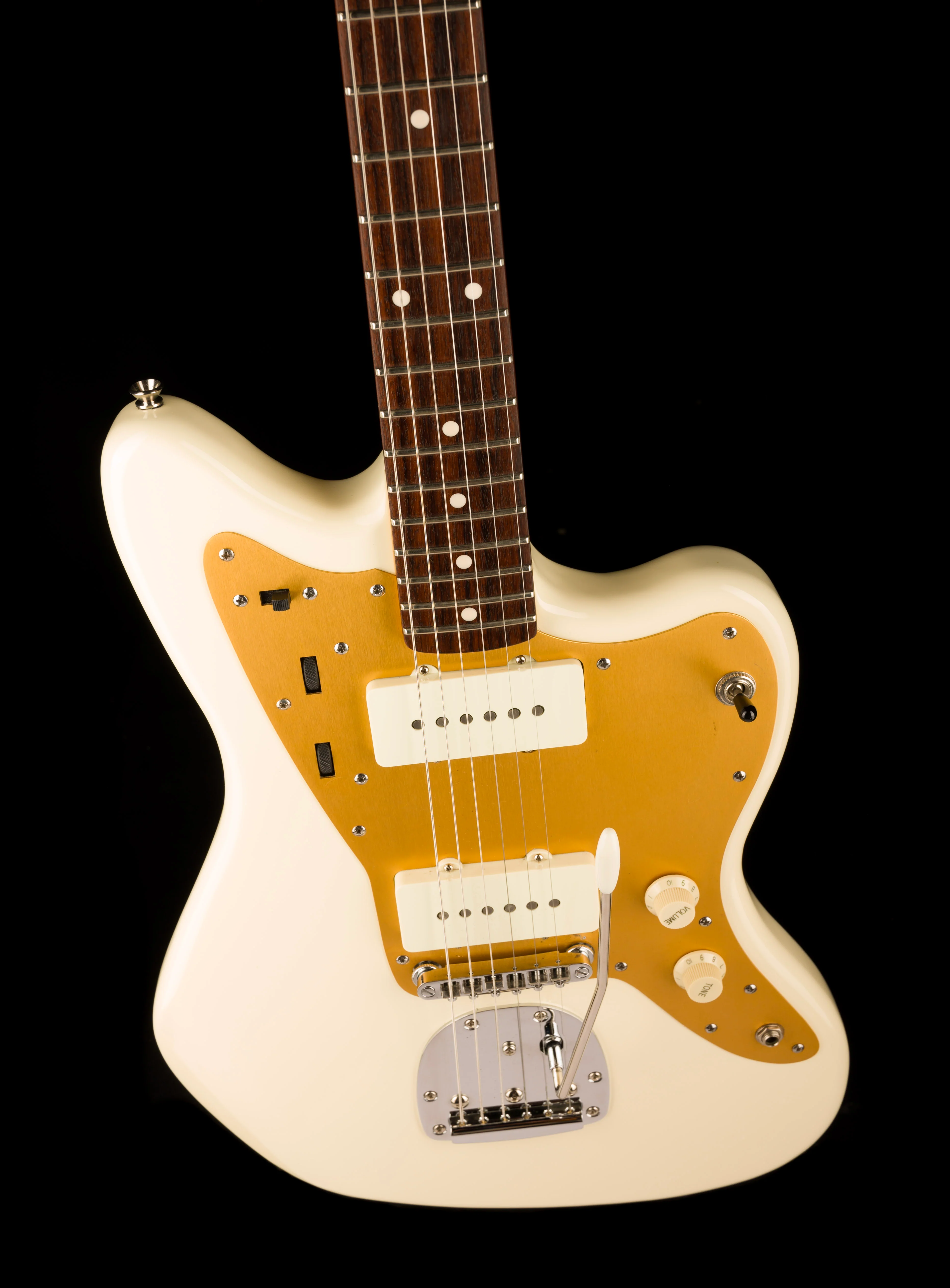 Pre Owned 2016 Squier J Mascis Jazzmaster Rosewood Fretboard Vintage White With Gig Bag - Image 4