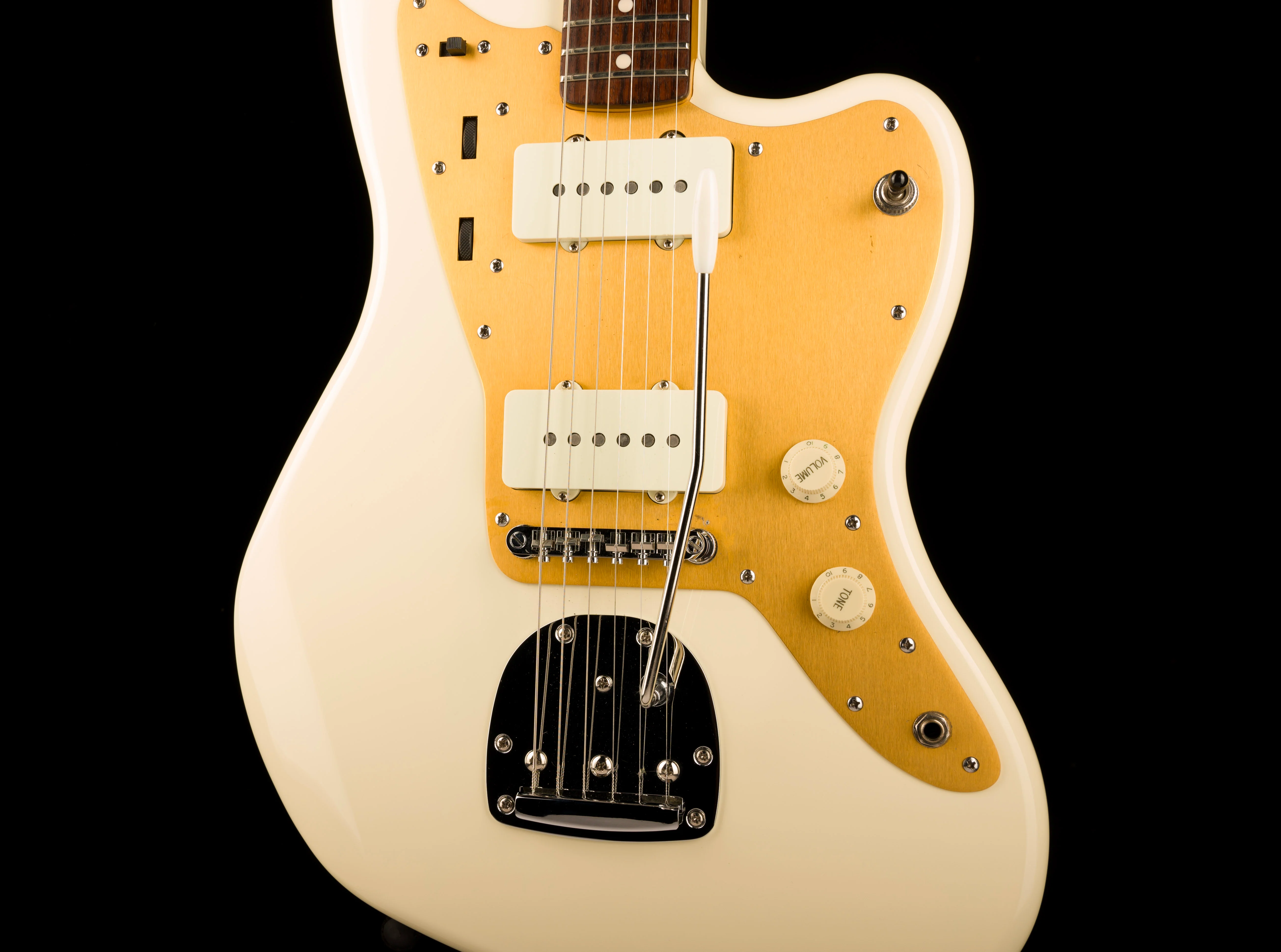 Pre Owned 2016 Squier J Mascis Jazzmaster Rosewood Fretboard Vintage White With Gig Bag - Image 6