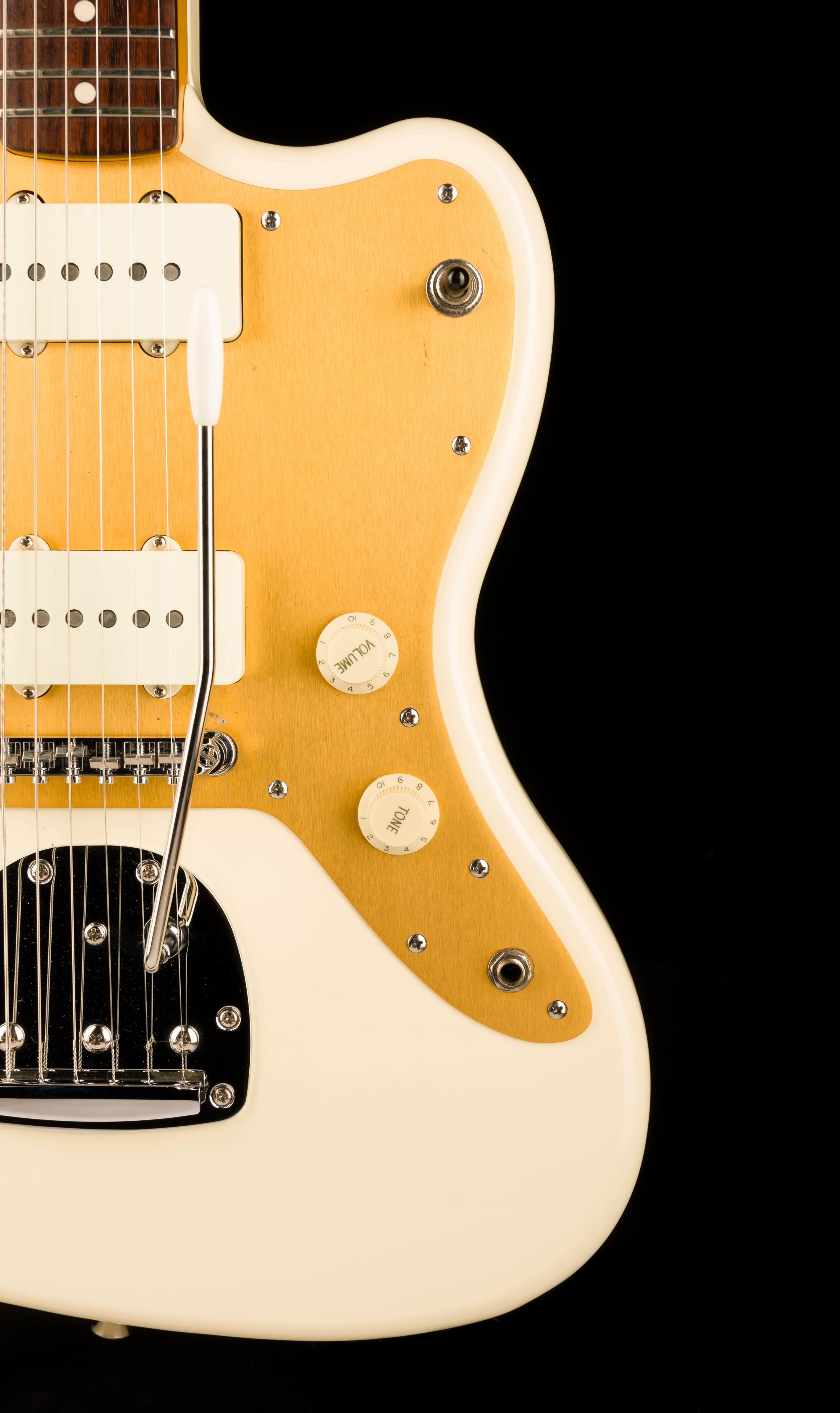 Pre Owned 2016 Squier J Mascis Jazzmaster Rosewood Fretboard Vintage White With Gig Bag - Image 9