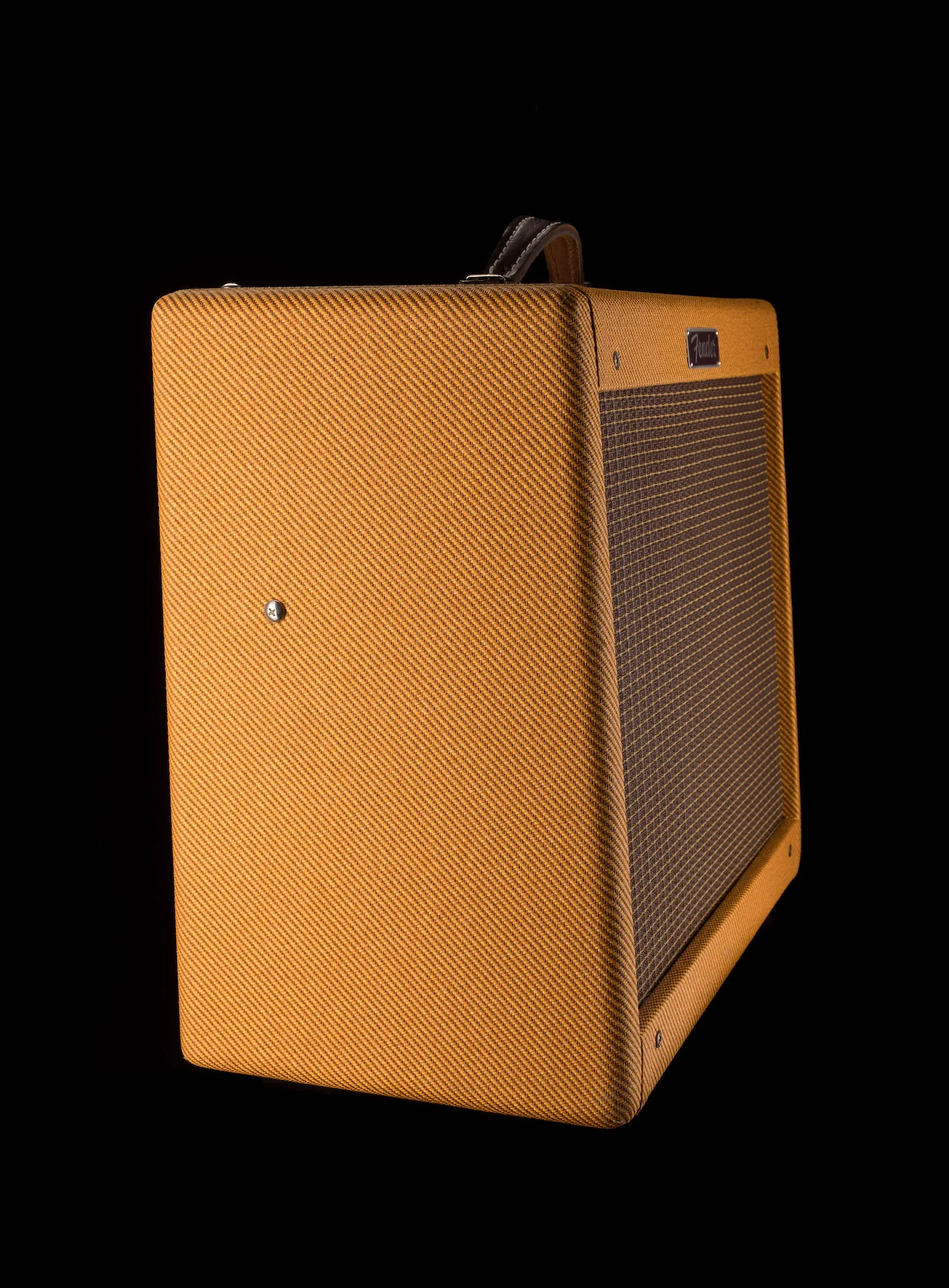 Pre Owned Fender Blues Junior Lacquered Tweed Guitar Amp Combo With Cover - Image 6