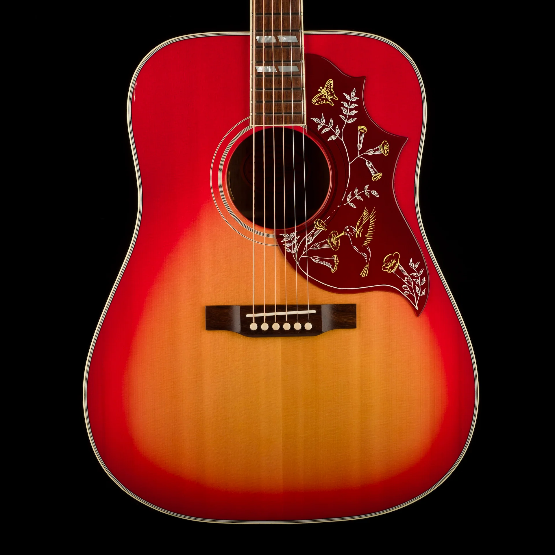 Pre Owned 2017 Gibson Custom Shop Late '60s Hummingbird Heritage Acoustic w OHSC