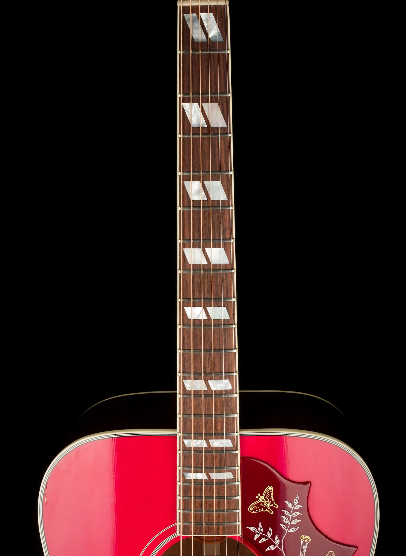 Pre Owned 2017 Gibson Custom Shop Late '60s Hummingbird Heritage Acoustic w OHSC - Image 12