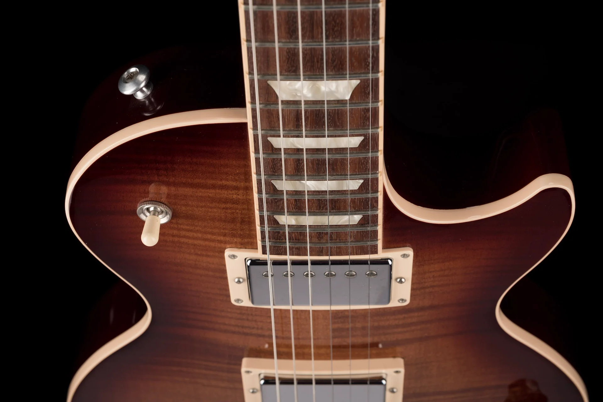 Pre Owned 2017 Gibson Les Paul Standard T Bourbon Burst With OHSC - Image 10
