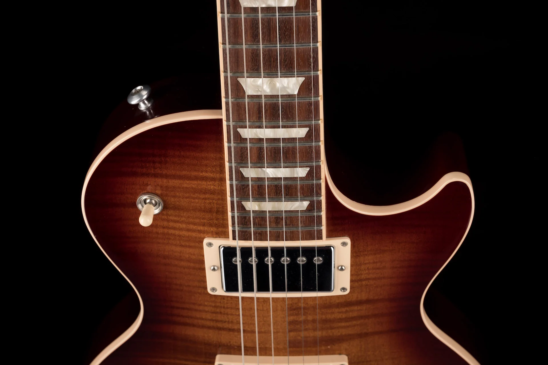 Pre Owned 2017 Gibson Les Paul Standard T Bourbon Burst With OHSC - Image 3