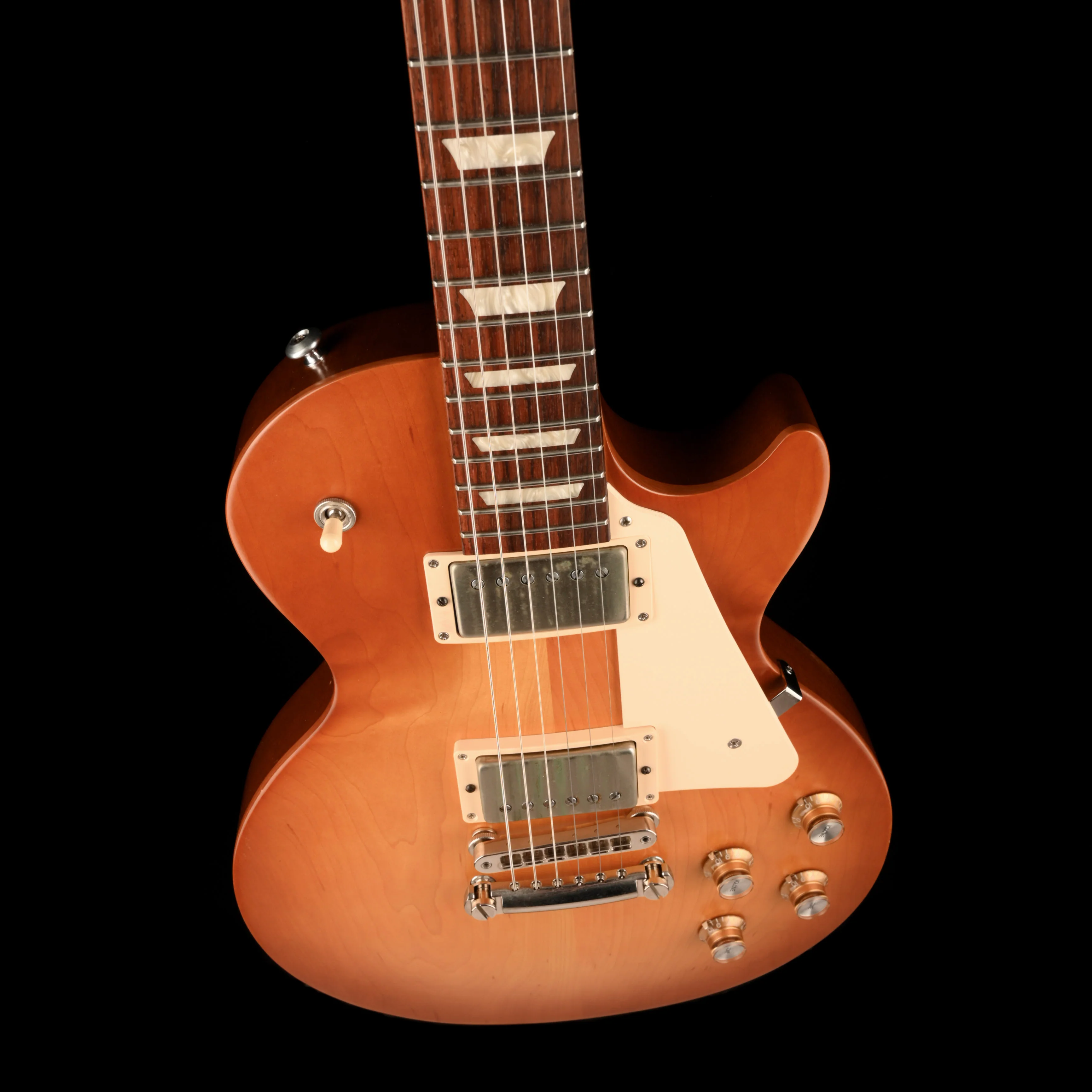 Pre-Owned 2017 Gibson Les Paul Tribute T 60's Faded Honey Burst With Gig Bag - Image 3