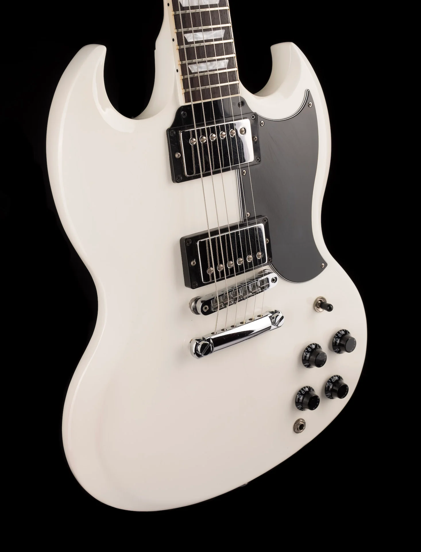 Pre Owned 2017 Gibson SG Standard Limited T-Top Pickups White with OHSC - Image 10