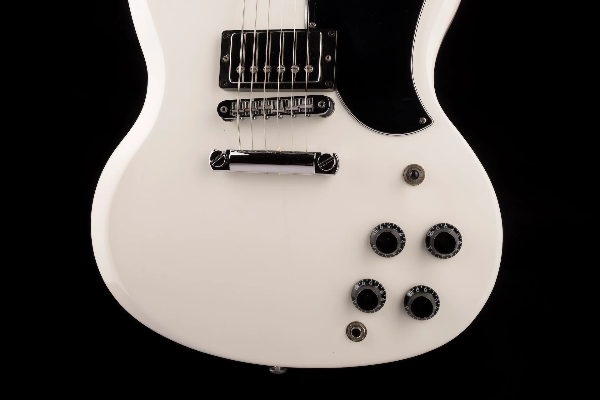 Pre Owned 2017 Gibson SG Standard Limited T-Top Pickups White with OHSC - Image 5