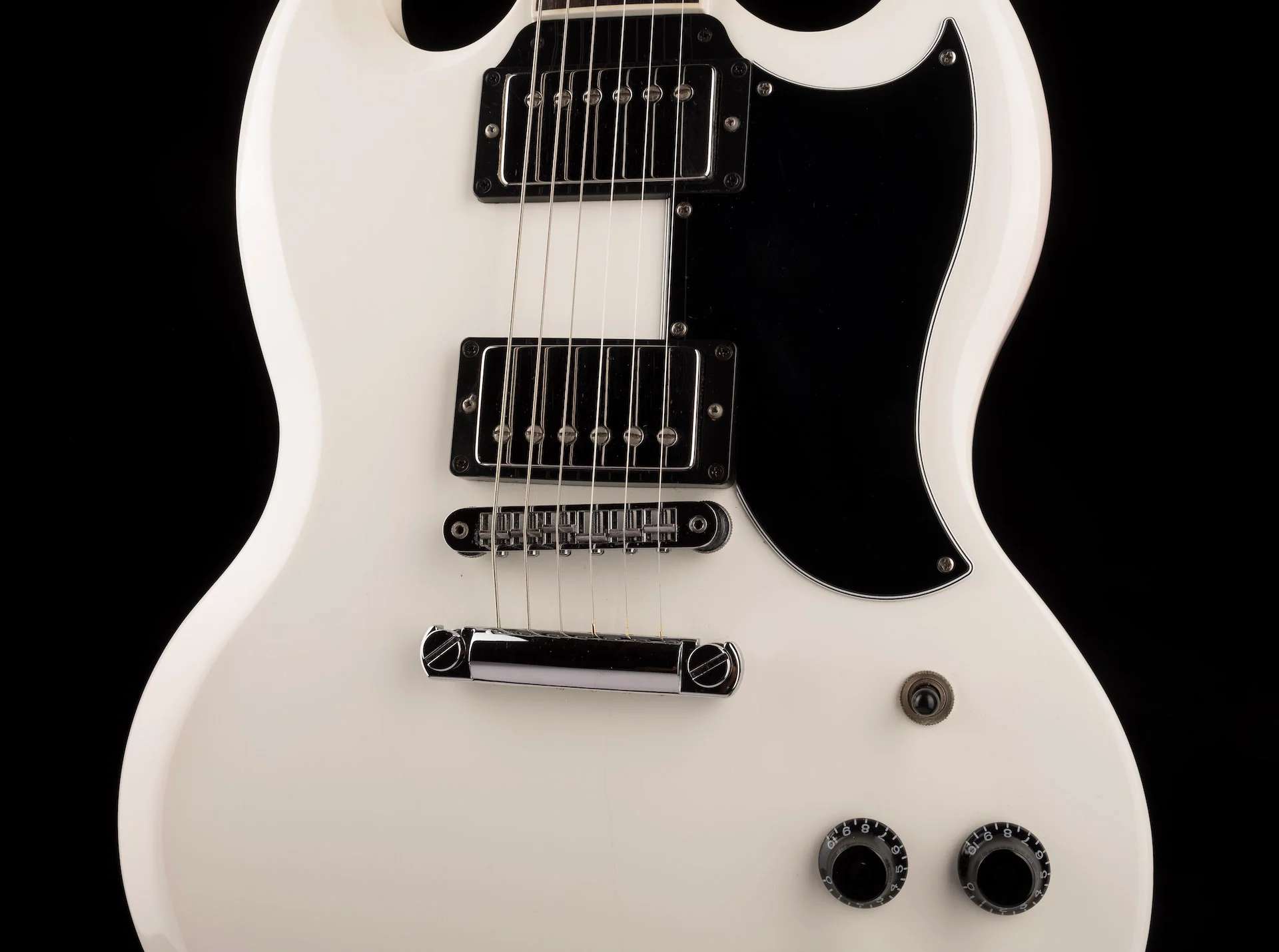 Pre Owned 2017 Gibson SG Standard Limited T-Top Pickups White with OHSC - Image 6