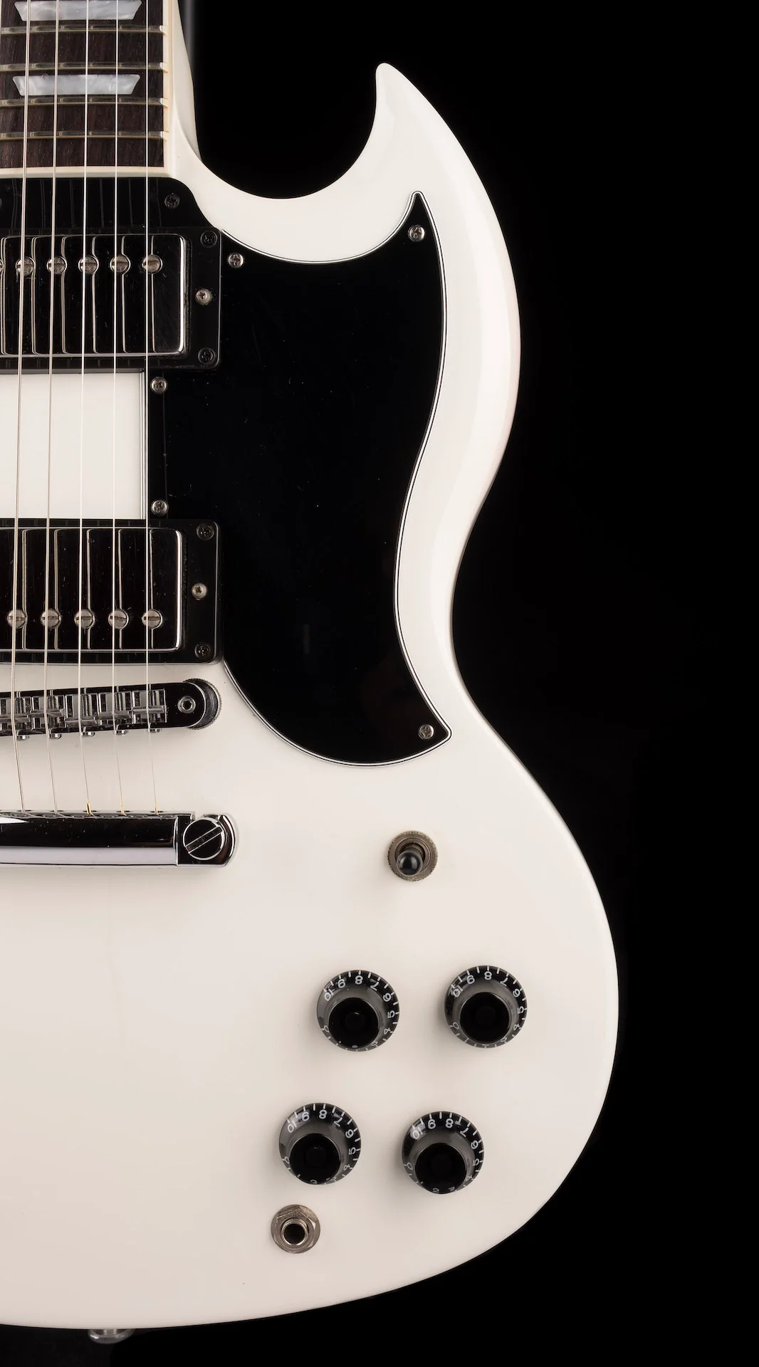 Pre Owned 2017 Gibson SG Standard Limited T-Top Pickups White with OHSC - Image 9