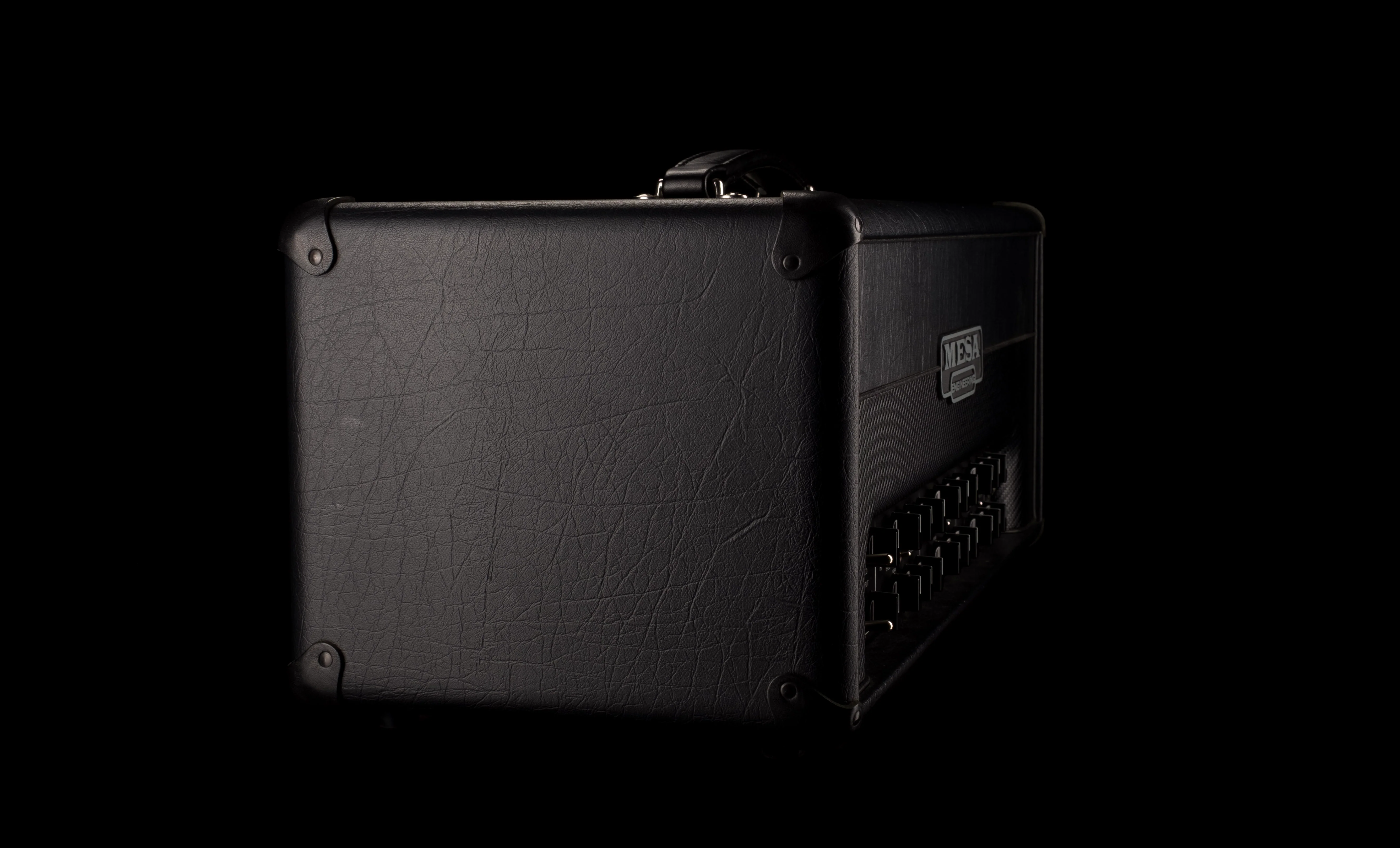 Pre Owned 2017 Mesa-Boogie Triple Crown TC-50 Black Guitar Amp Head with Footswitch and Cover - Image 7