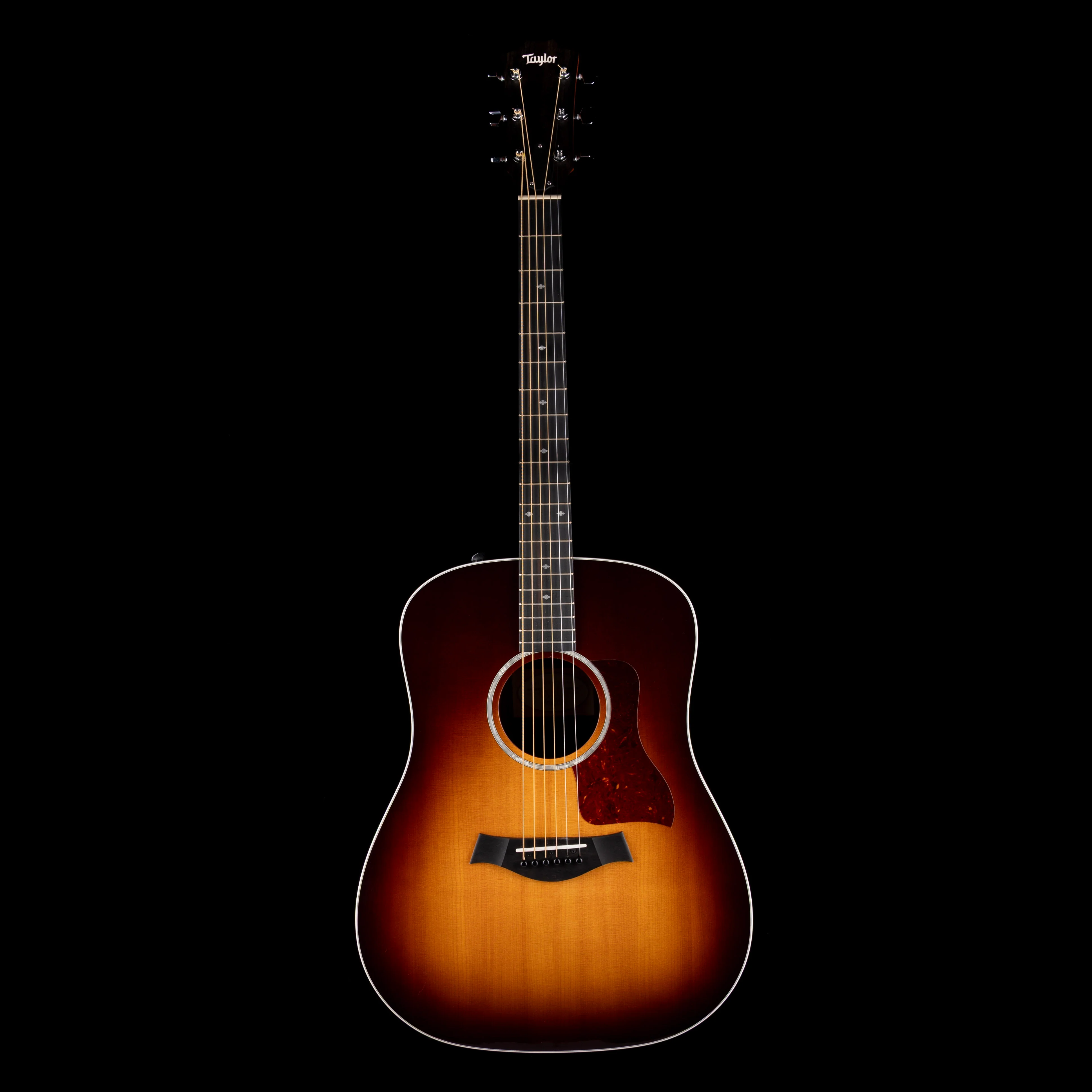 Pre-Owned 2017 Taylor 210e Acoustic Electric Guitar Sunburst With OHSC - Image 2