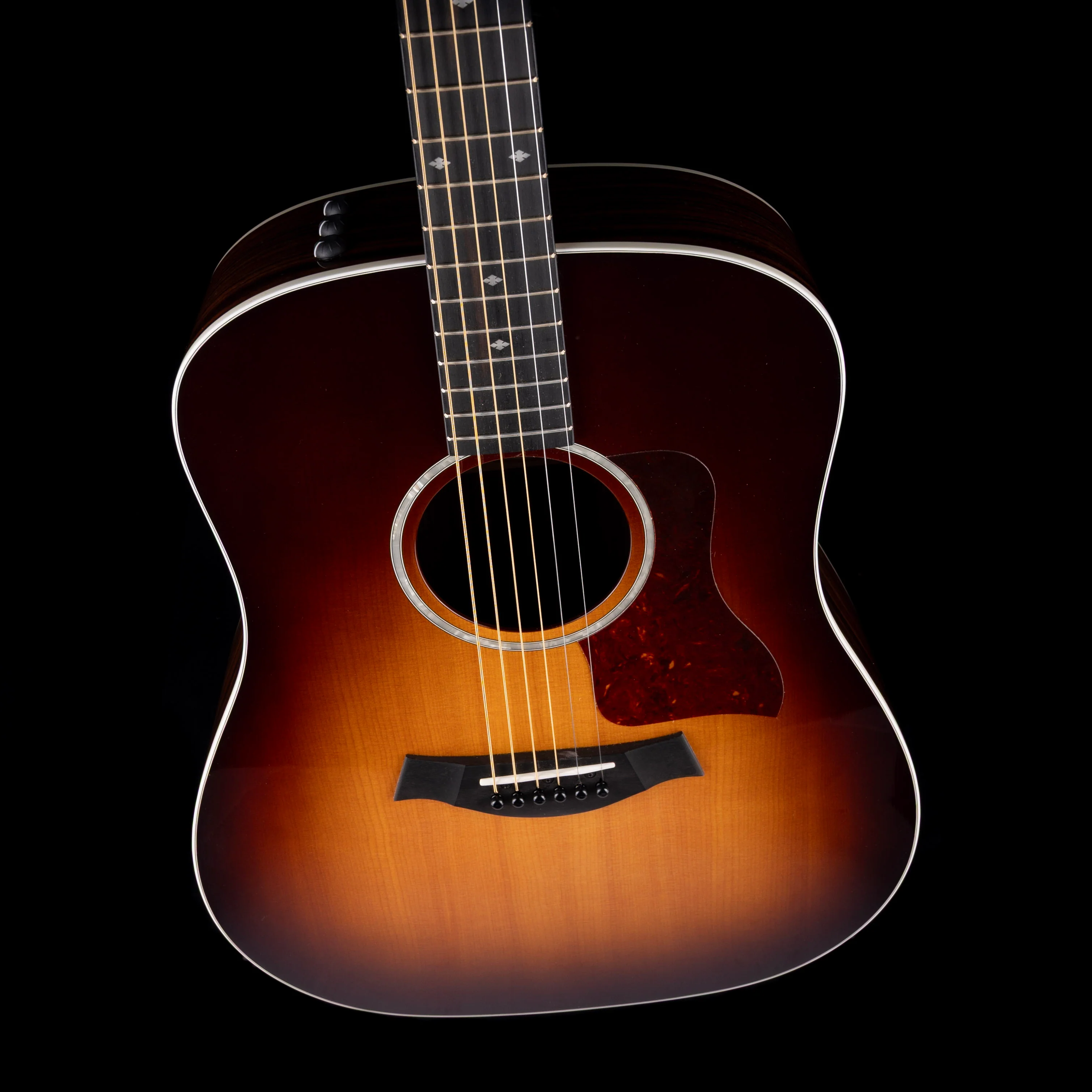 Pre-Owned 2017 Taylor 210e Acoustic Electric Guitar Sunburst With OHSC - Image 3