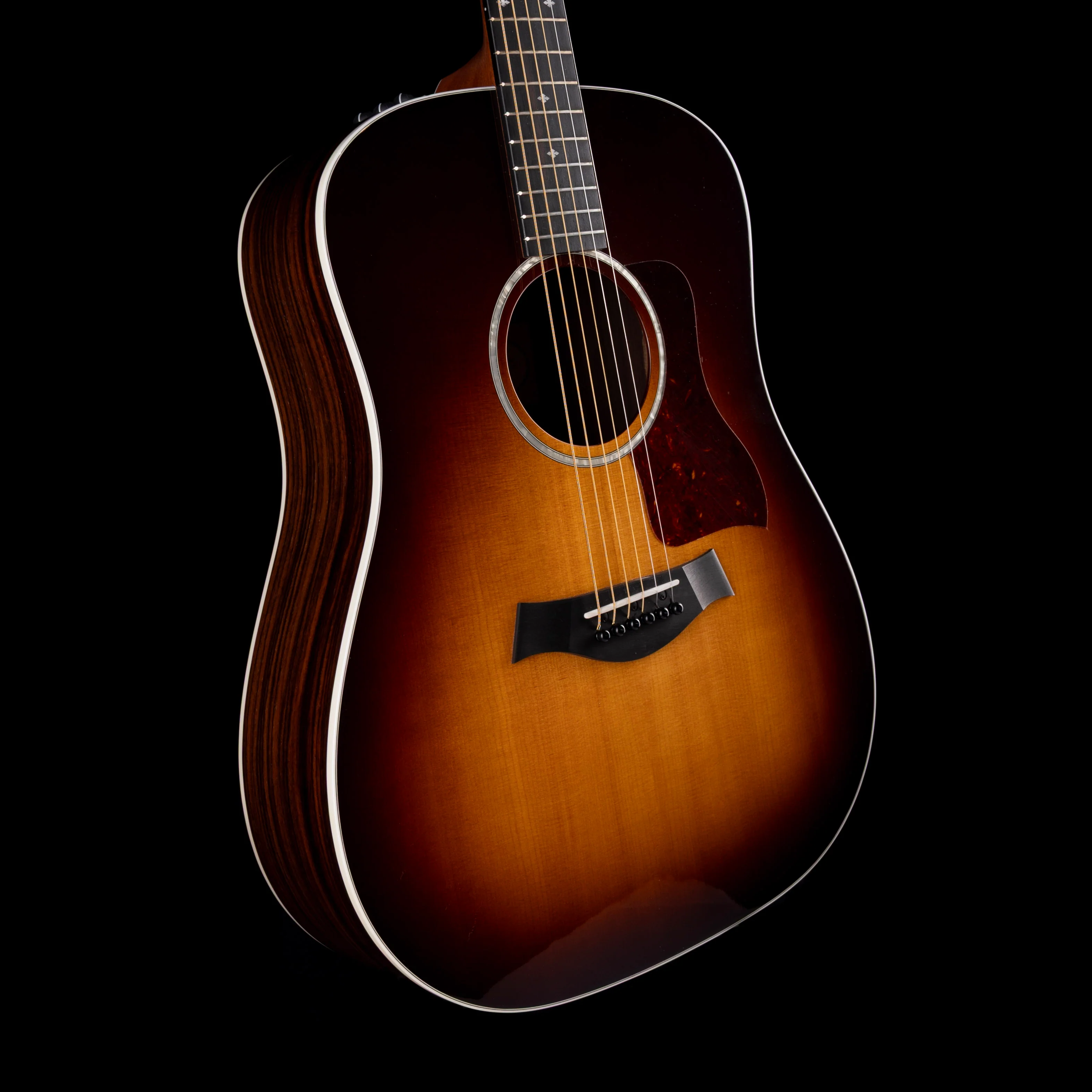 Pre-Owned 2017 Taylor 210e Acoustic Electric Guitar Sunburst With OHSC - Image 5