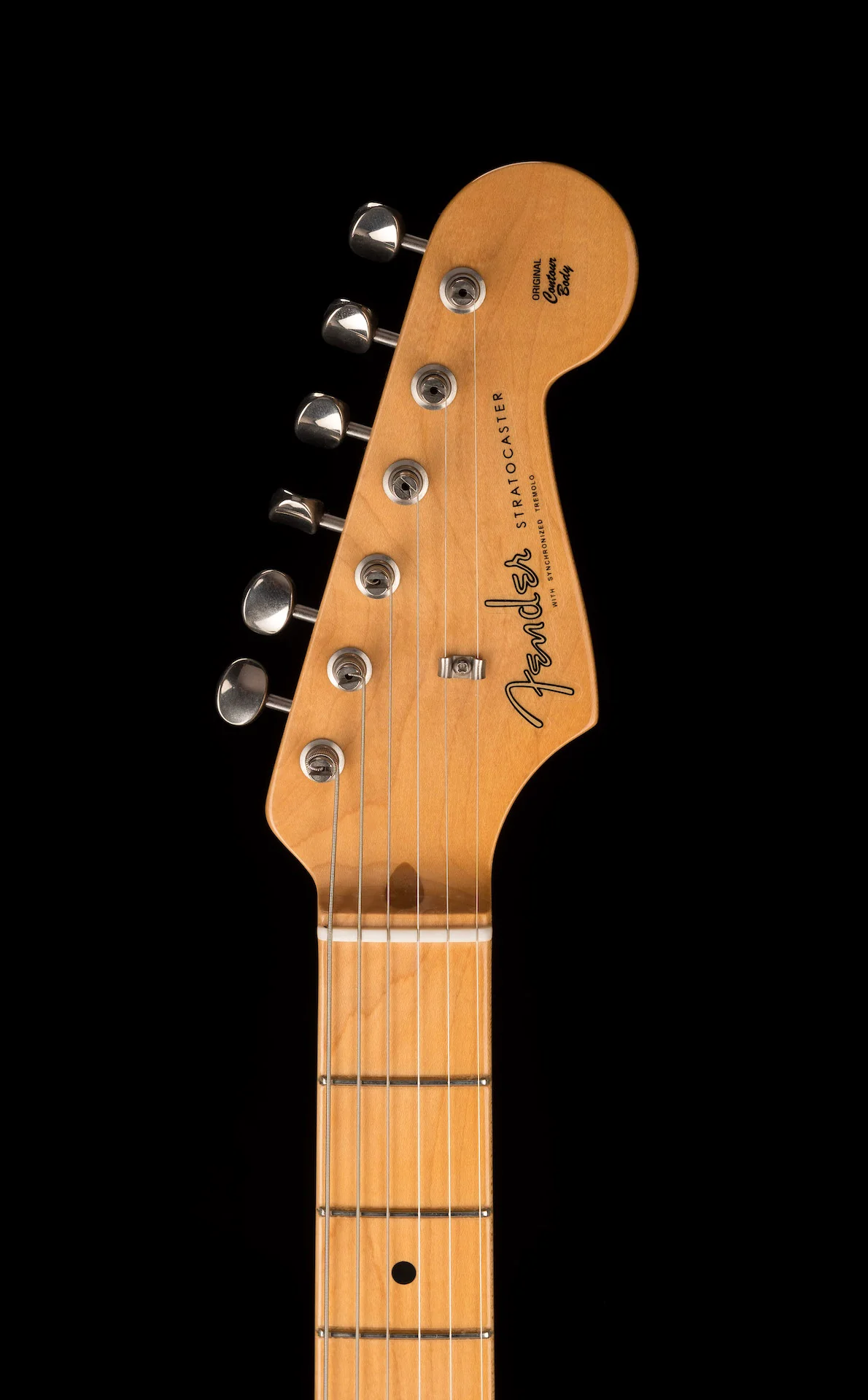 Pre Owned 2018 Fender American Original 50's Strat Aztec Gold With Case - Image 15
