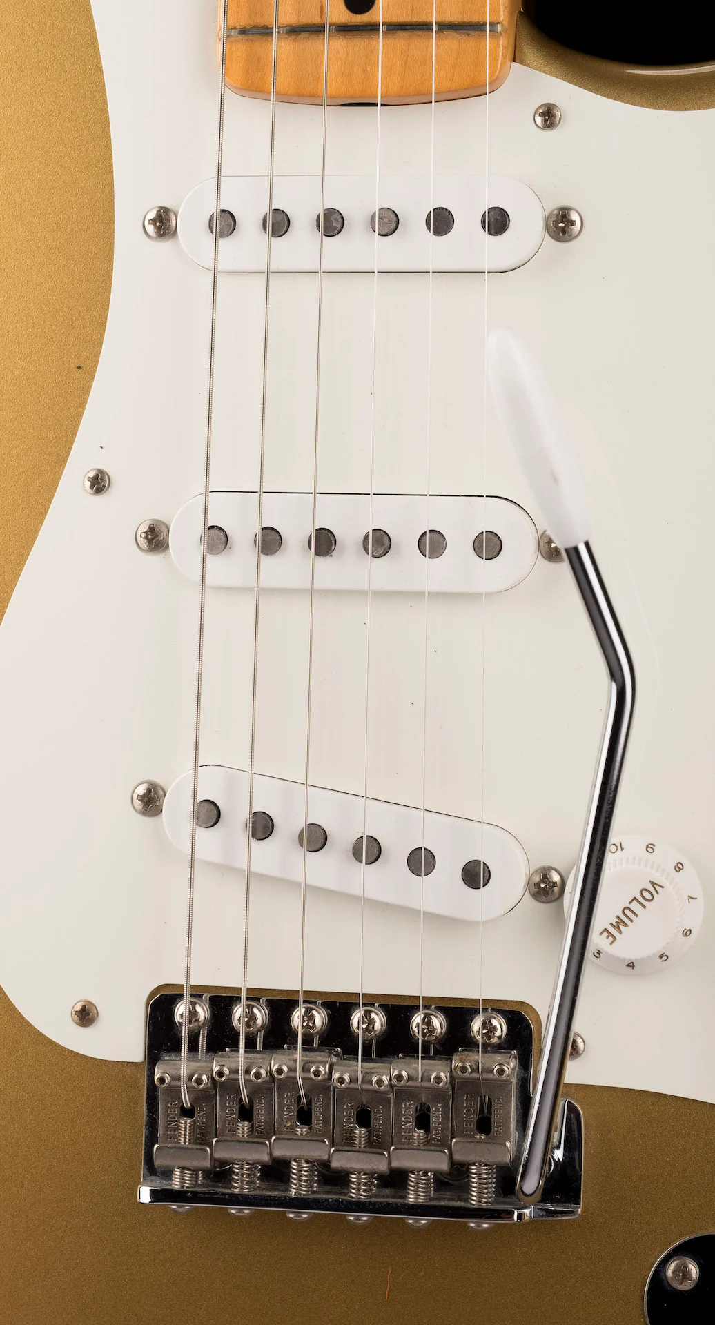 Pre Owned 2018 Fender American Original 50's Strat Aztec Gold With Case - Image 7