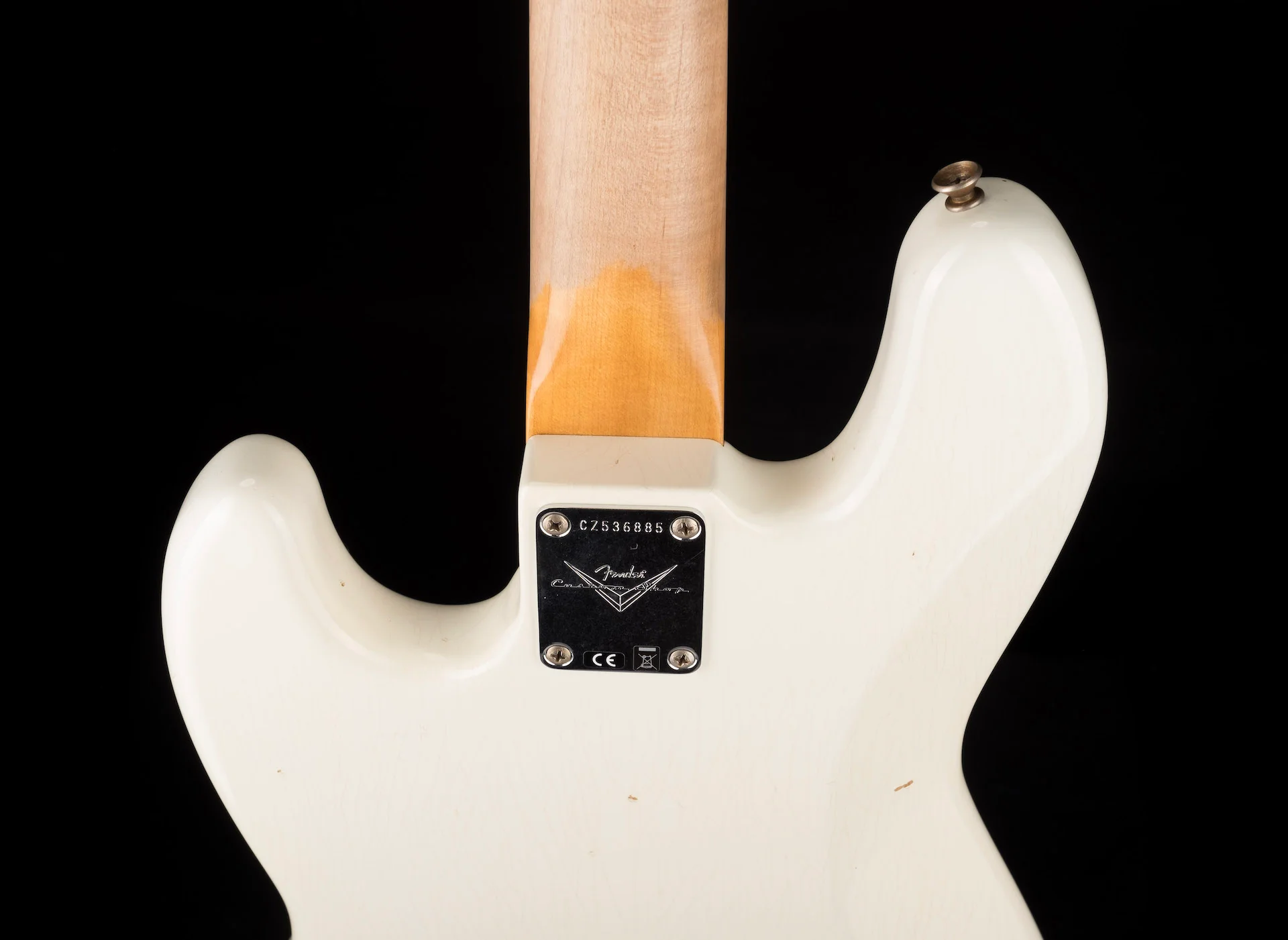 Pre Owned 2018 Fender Custom Shop '60 Jazz Bass Journeyman Olympic White With OHSC - Image 13