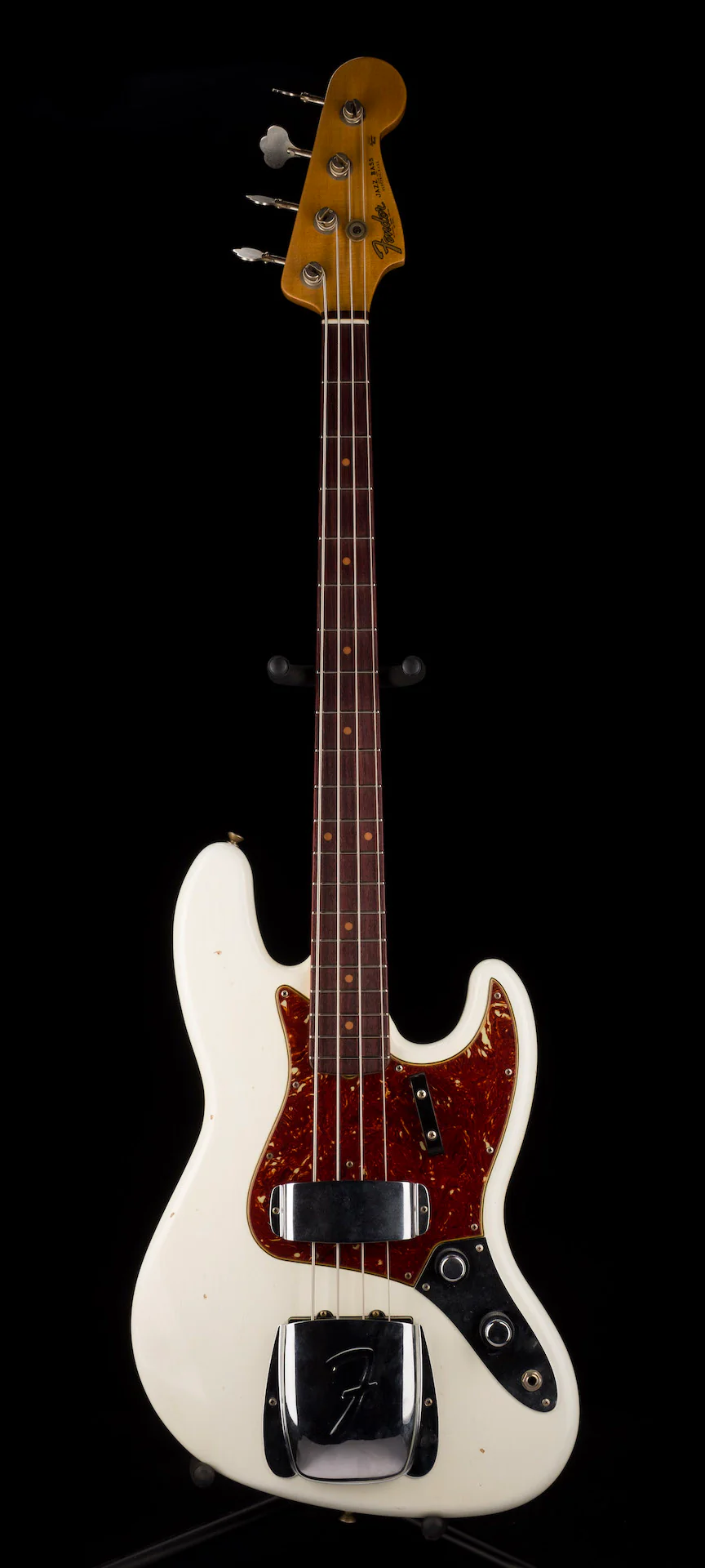 Pre Owned 2018 Fender Custom Shop '60 Jazz Bass Journeyman Olympic White With OHSC - Image 2