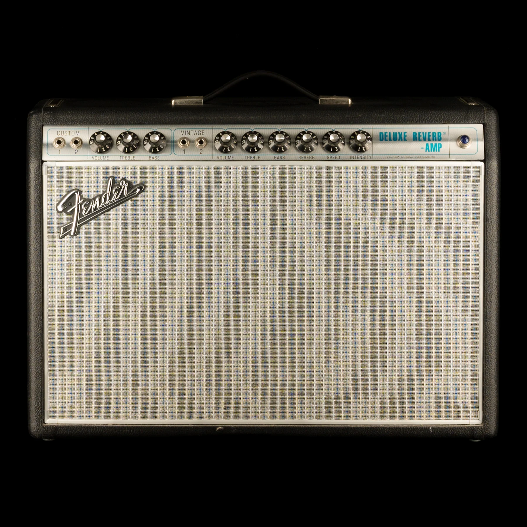 Pre Owned 2018 Fender Limited Edition ’68 Custom Deluxe Reverb Pine Neo Guitar Amp Combo with Cover