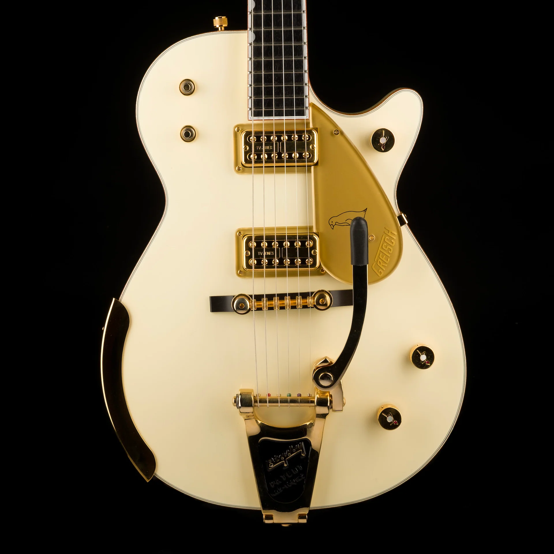 Pre Owned 2018 Gretsch G6134T-58 Vintage Select White Penguin W OHSC #JT18083318