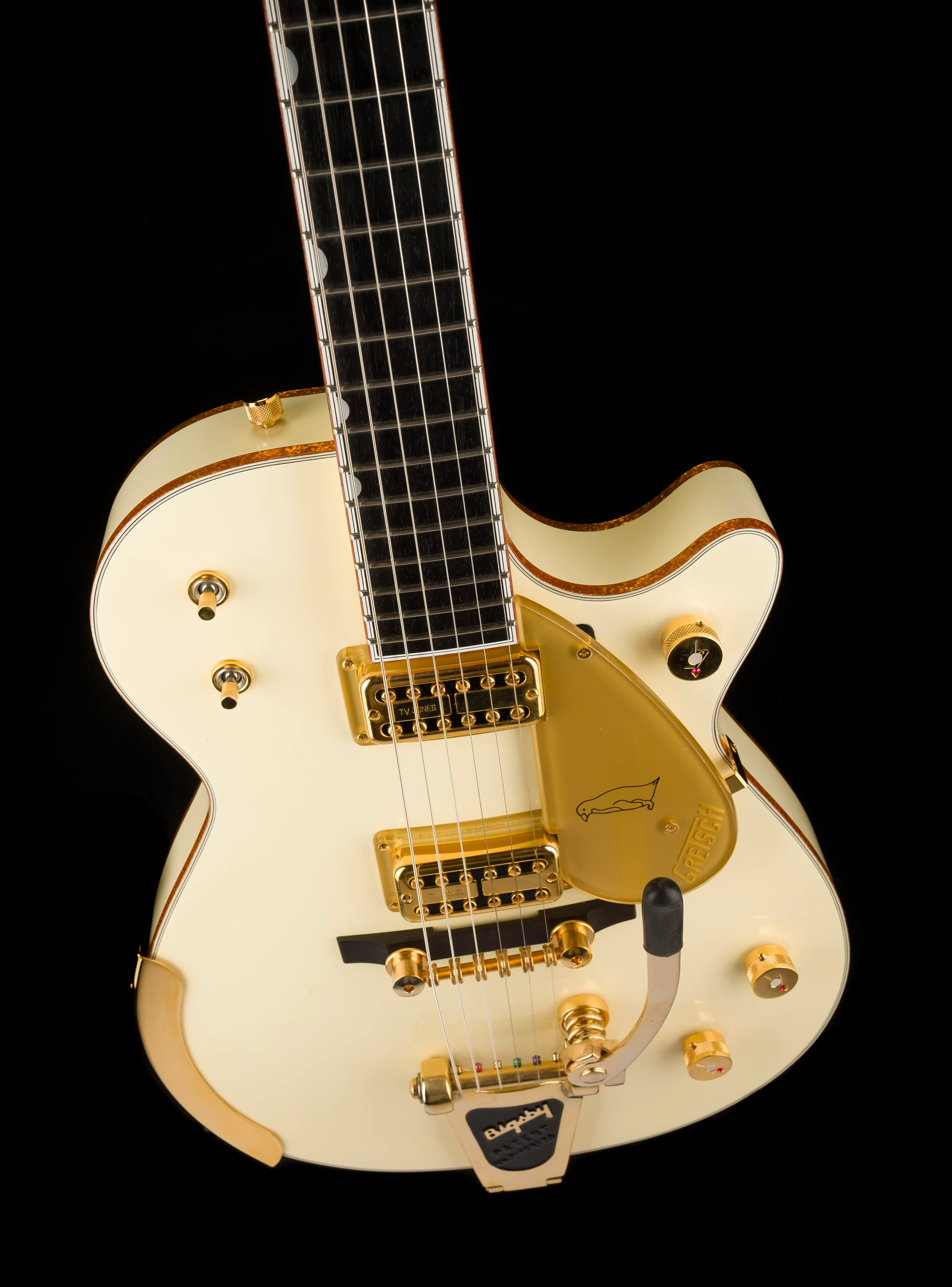 Pre Owned 2018 Gretsch G6134T-58 Vintage Select White Penguin W OHSC #JT18083318 - Image 4