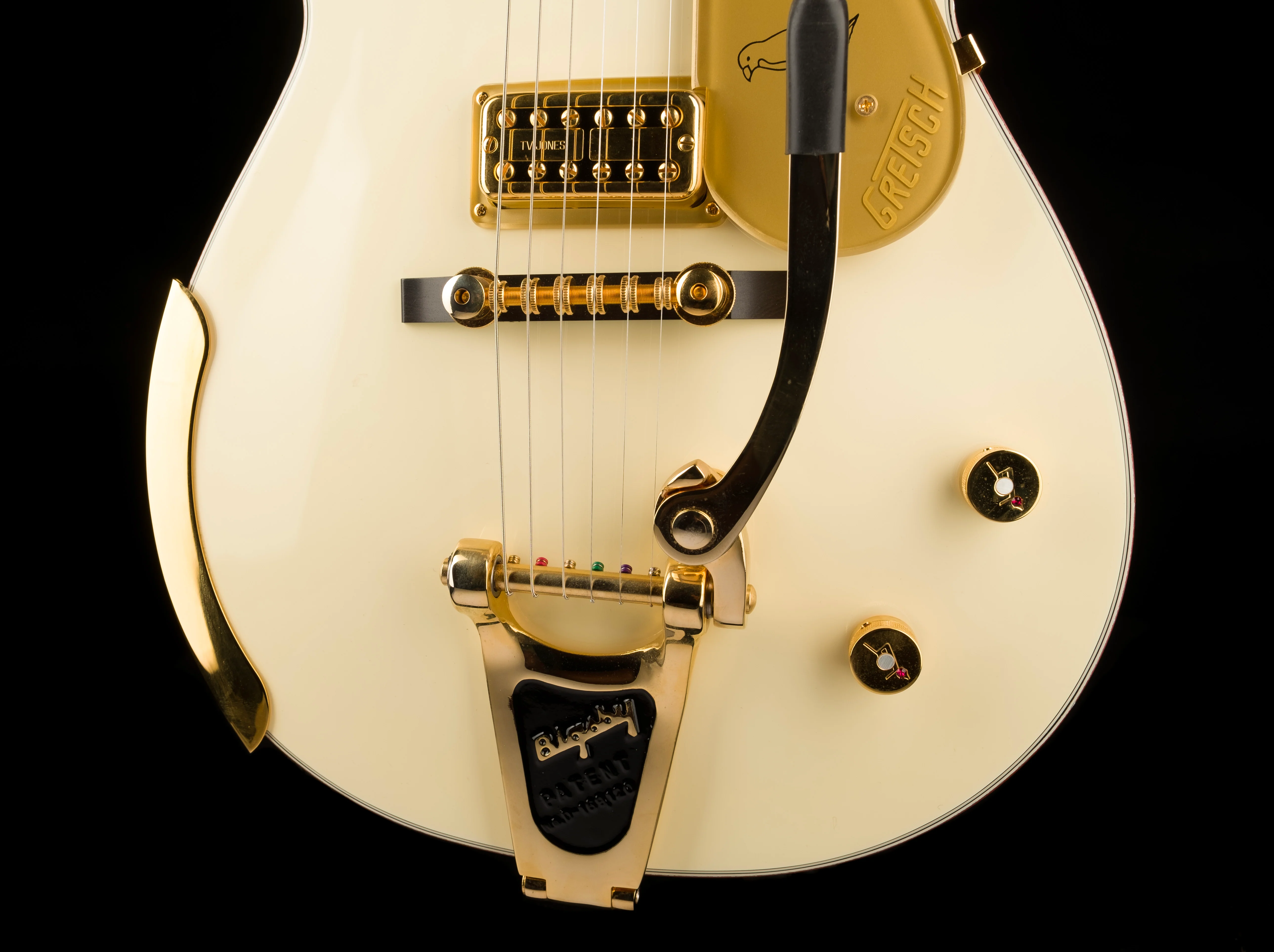 Pre Owned 2018 Gretsch G6134T-58 Vintage Select White Penguin W OHSC #JT18083318 - Image 5