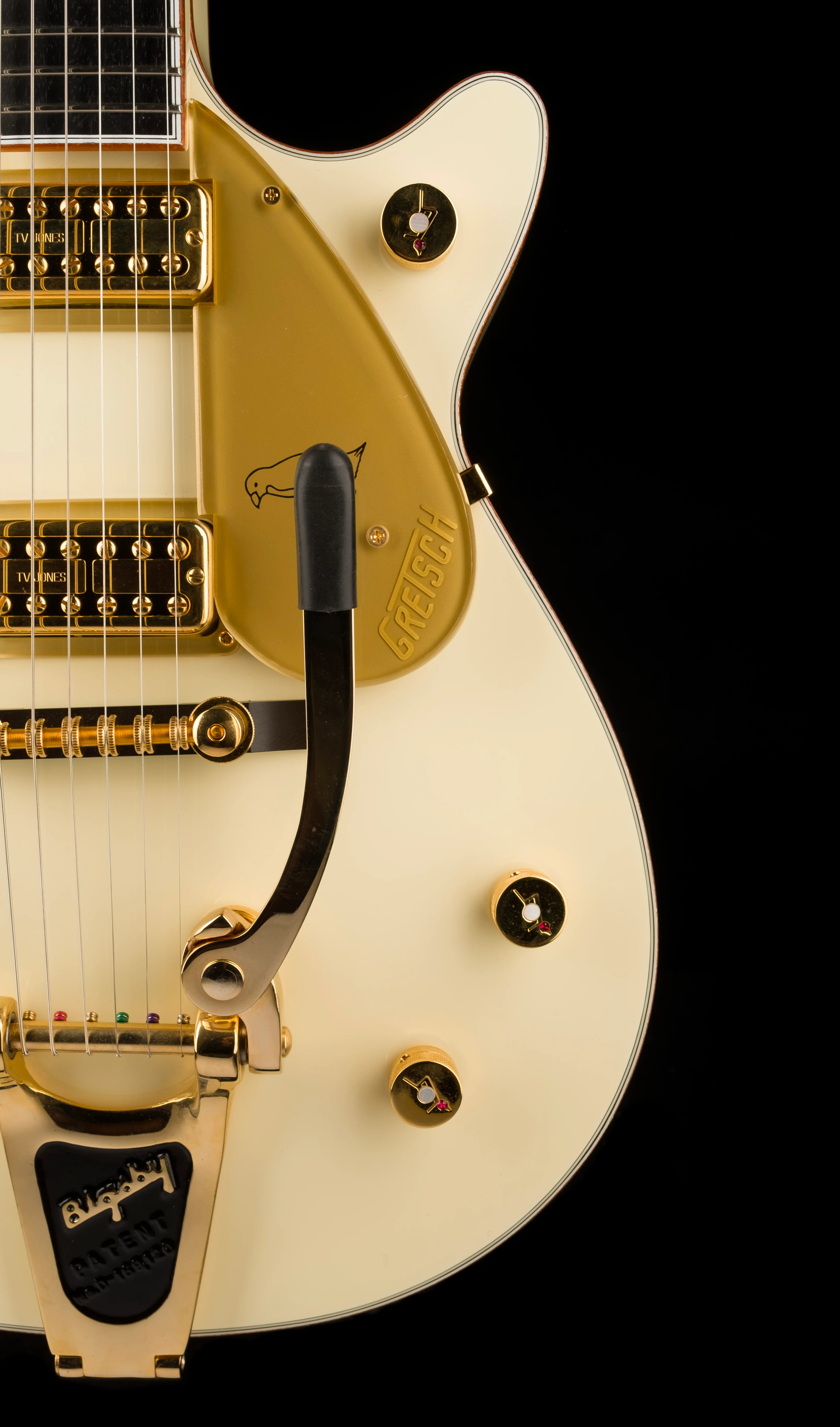 Pre Owned 2018 Gretsch G6134T-58 Vintage Select White Penguin W OHSC #JT18083318 - Image 9