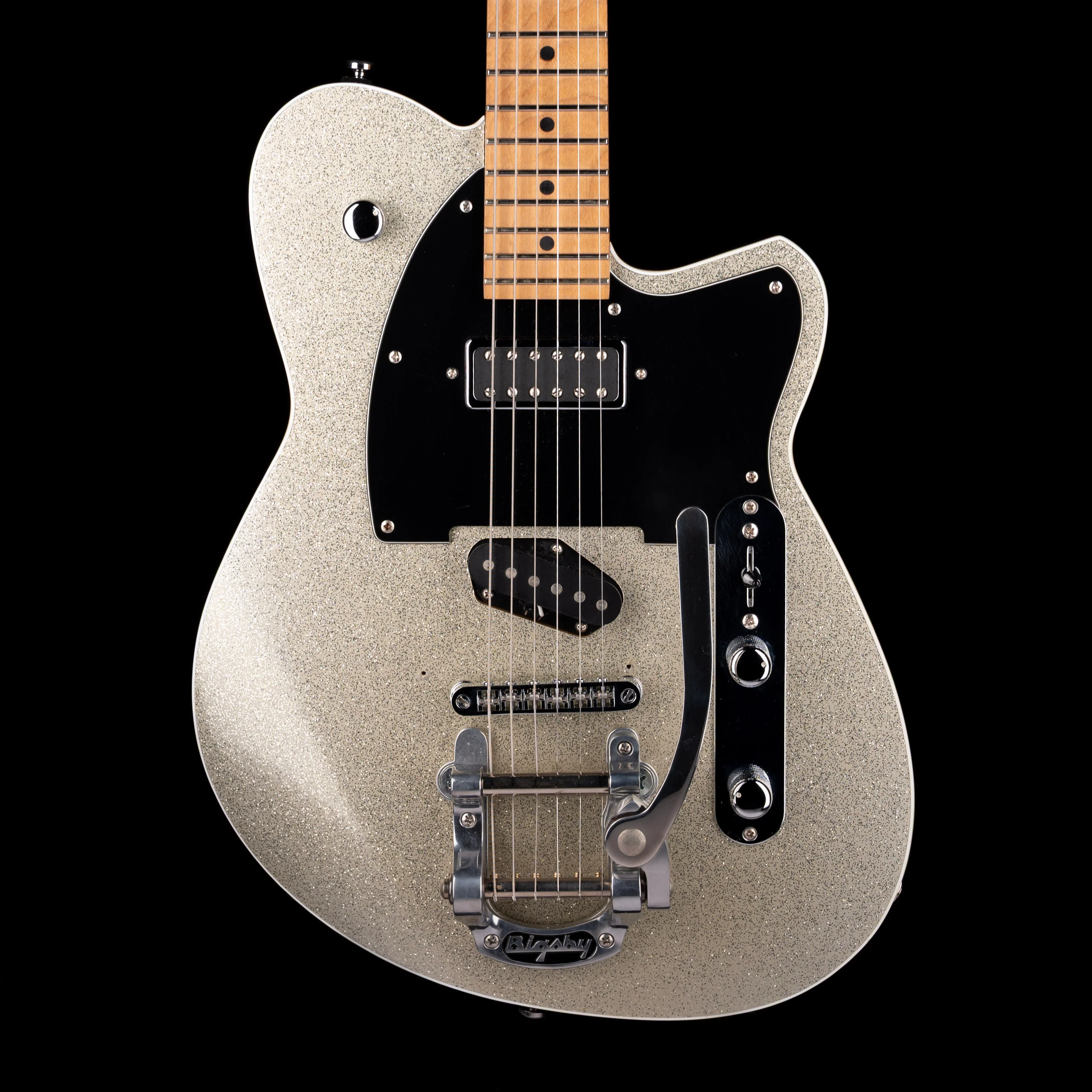Pre Owned 2018 Reverend Buckshot Silver Sparkle With Bigsby With Gig Bag