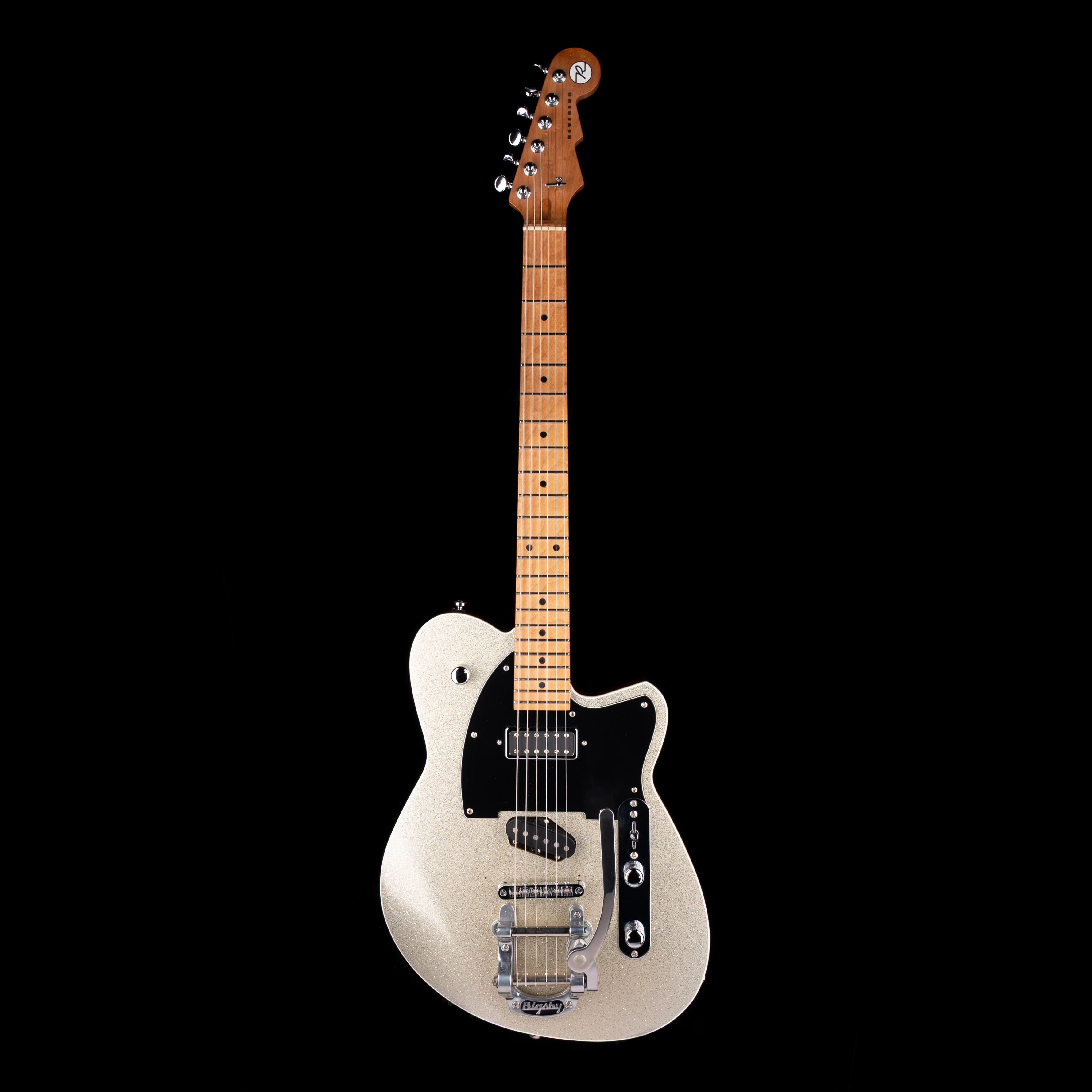 Pre Owned 2018 Reverend Buckshot Silver Sparkle With Bigsby With Gig Bag - Image 2