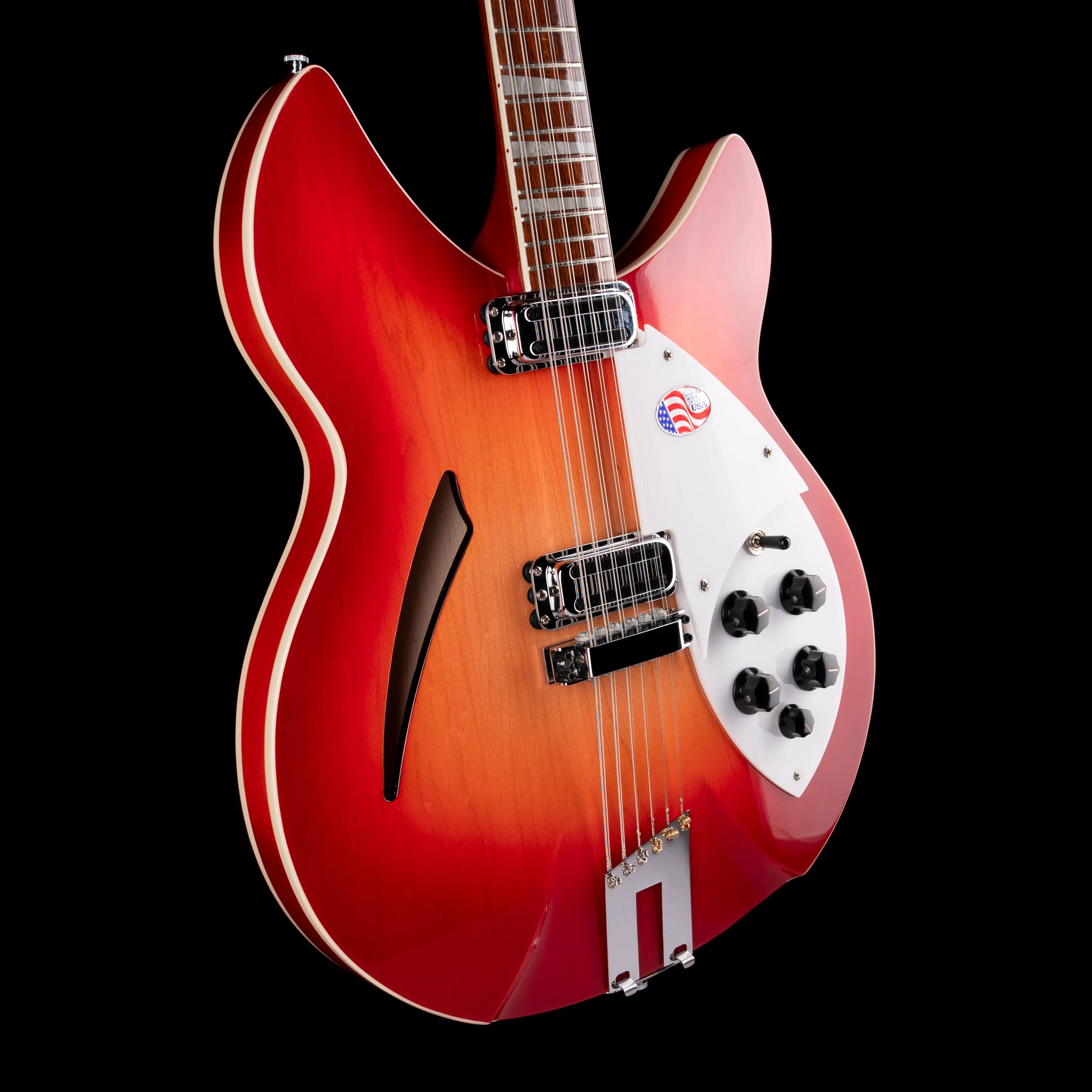 Pre Owned 2018 Rickenbacker 360/12 C63 Fireglo Electric Guitar With OHSC - Image 6