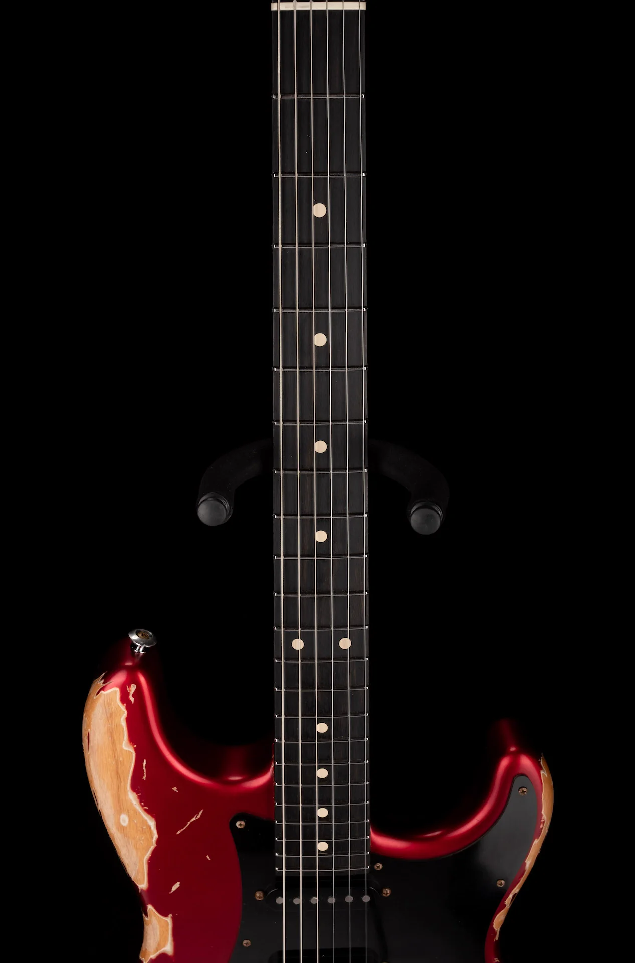 Pre Owned 2018 Suhr Classic Antique HSS Custom Candy Apple Red Extra Heavy Aging With Case - Image 11