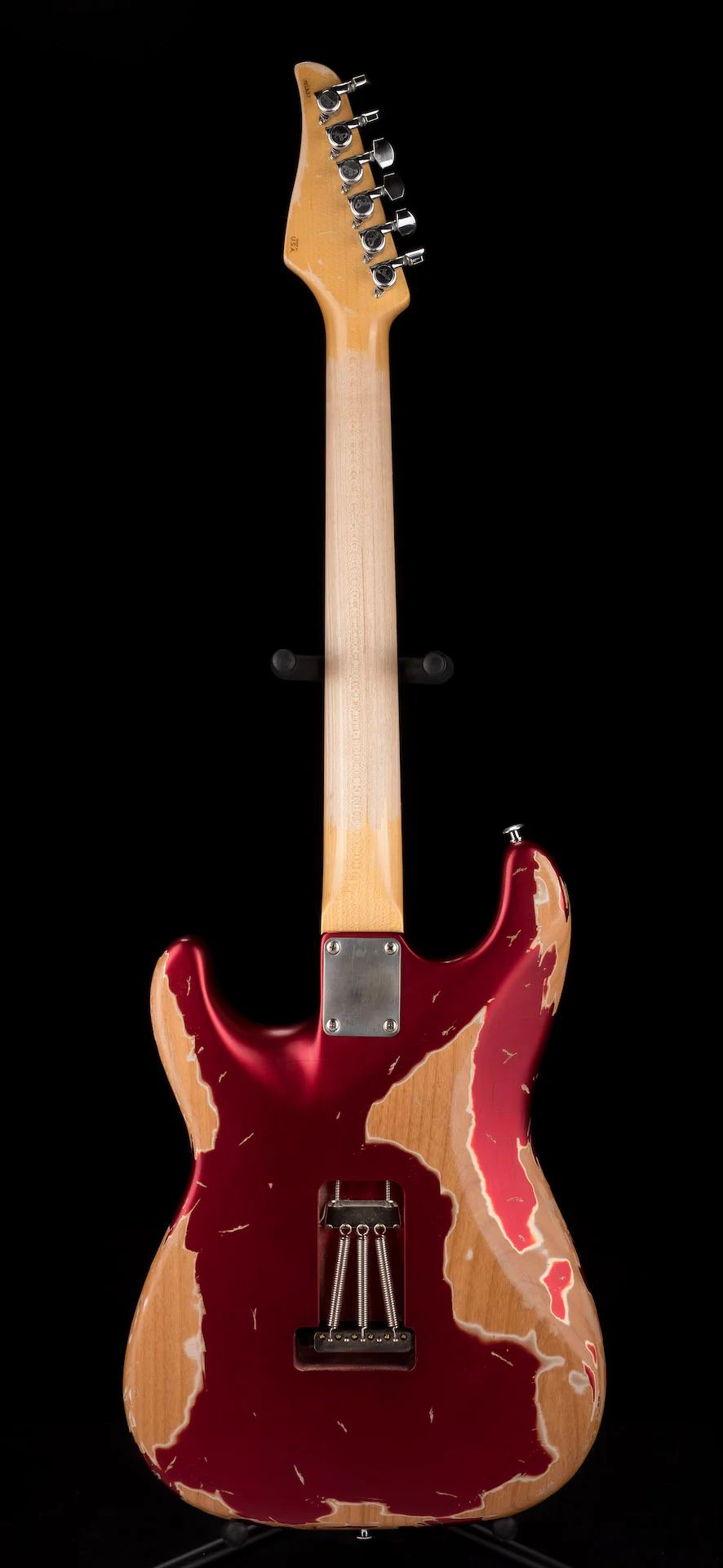 Pre Owned 2018 Suhr Classic Antique HSS Custom Candy Apple Red Extra Heavy Aging With Case - Image 14