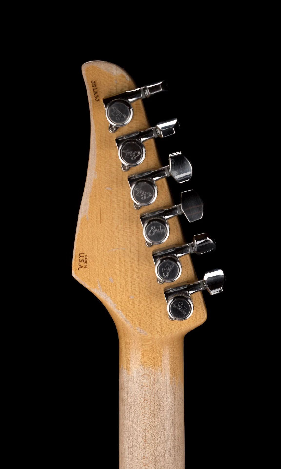 Pre Owned 2018 Suhr Classic Antique HSS Custom Candy Apple Red Extra Heavy Aging With Case - Image 17