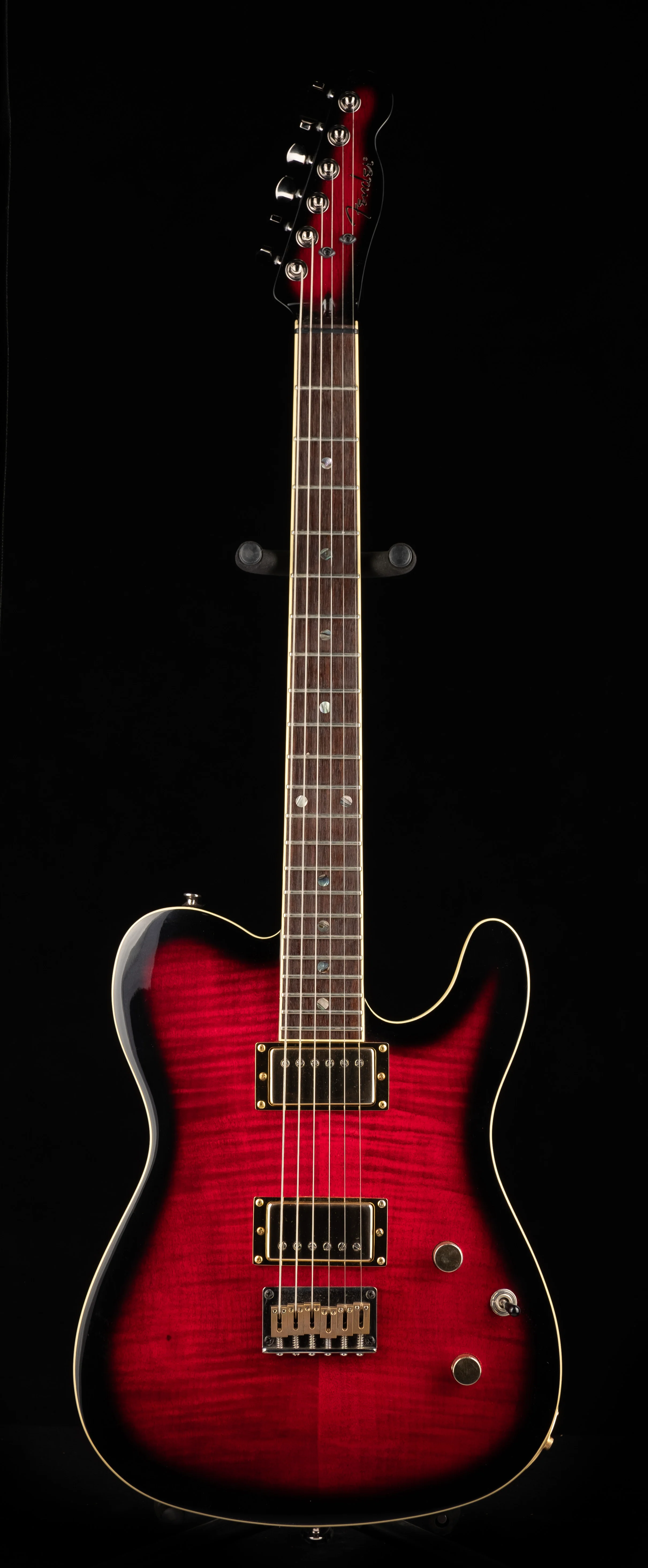 Pre Owned 2019 Fender FMT Telecaster Custom HH Black Cherry Burst With Gig Bag - Image 2